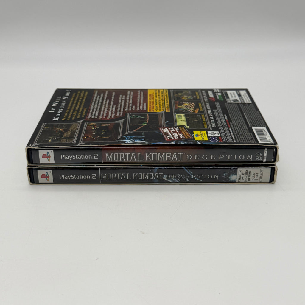 Mortal Kombat Deception Premium Pack (PlayStation 2, PS2 2004) CIB W/ Metal Card