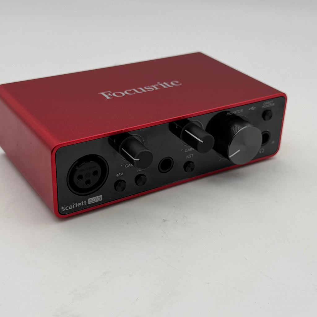 Focusrite Scarlett Solo 3rd Gen 2 Channel USB Audio Interface