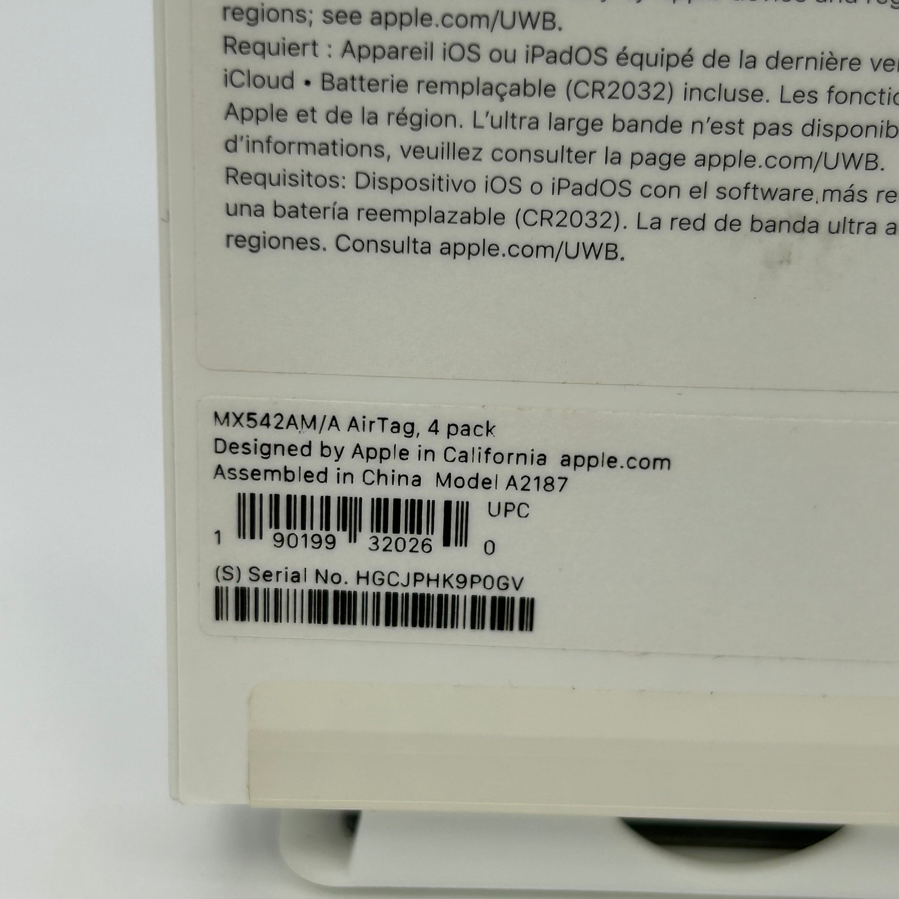 Apple AirTag 4 Pack Tracker - New In Box