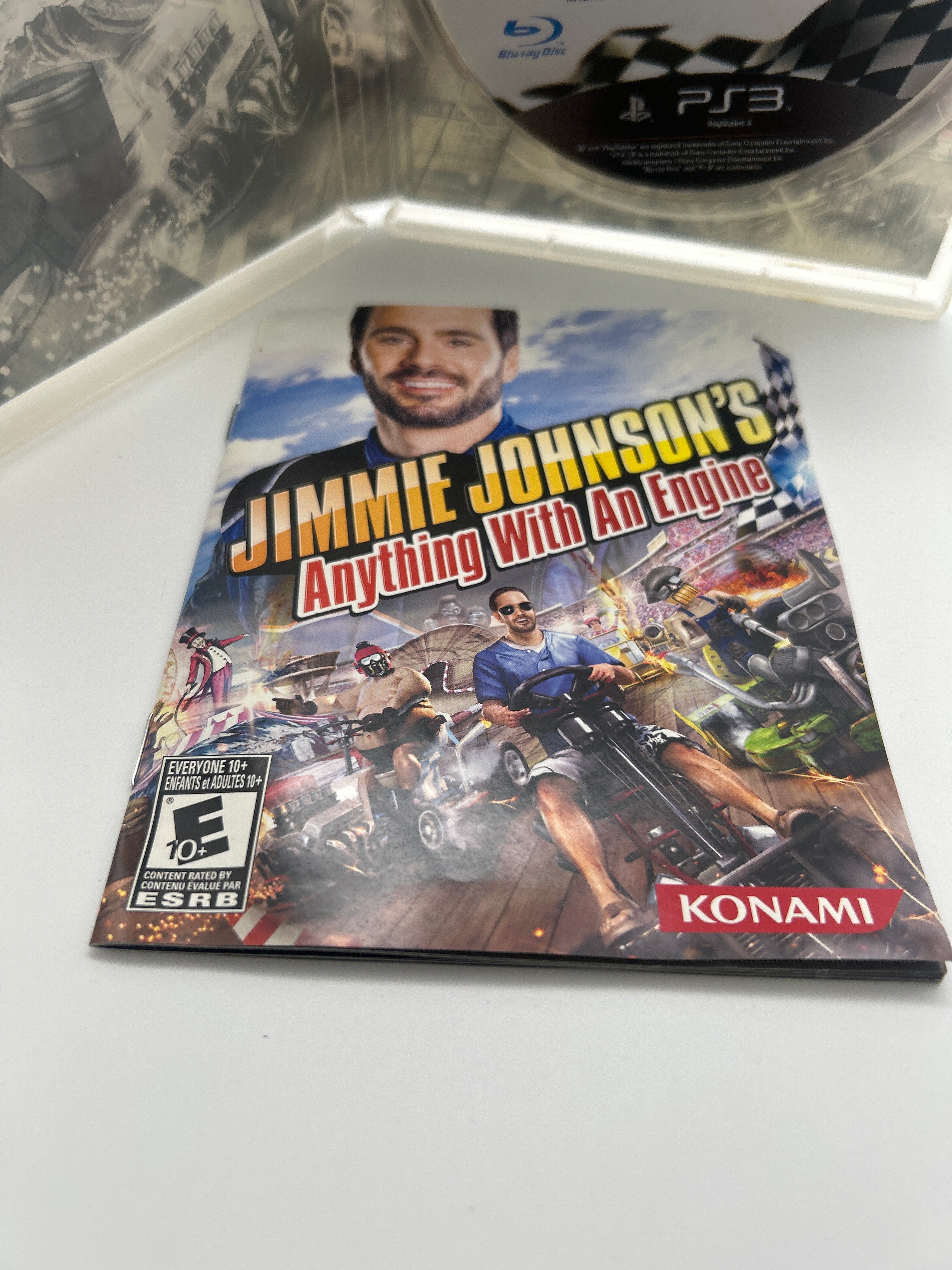 PAL Playstation 3 Jimmie Johnson Anything With An Engine Video Game Multi-Colored