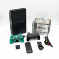 Sony PlayStation 2 PS2 FAT Console SCPH-30001 Bundle w/ 2 Controllers & 10 Games