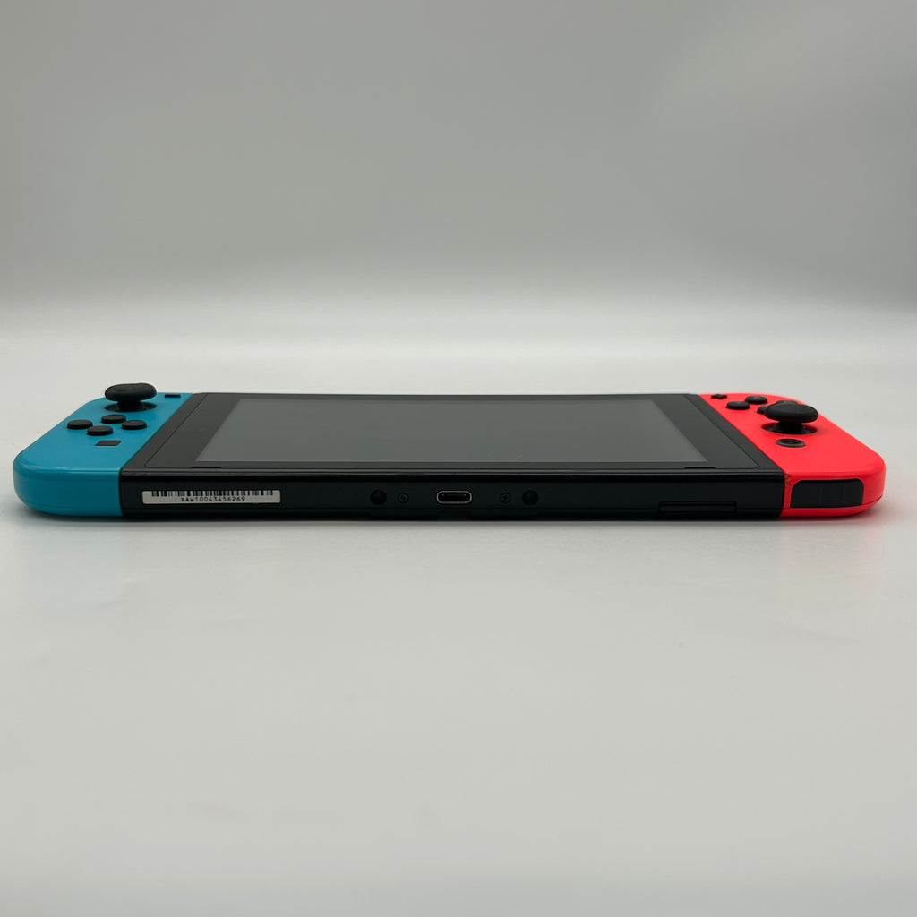 Nintendo Switch HAC-001 - Neon Red/Neon Blue 32GB Handheld Black Console Set