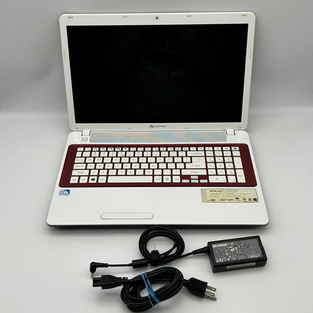Gateway NV76R Laptop 17-inch Intel Pentium 6GB RAM 700GB HDD Red Used