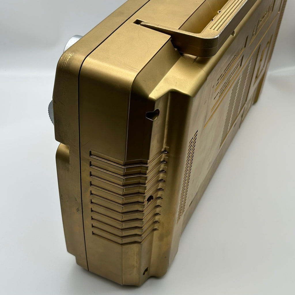 LASONIC I-931 BOOMBOX Gold Pro Audio Equipment with Bag - Used