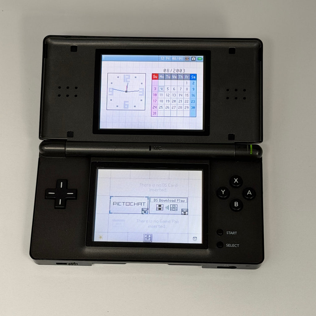 Nintendo DS Lite Pokemon Dialga And Palkia Edition Console w/ Charger & Stylus - Tested