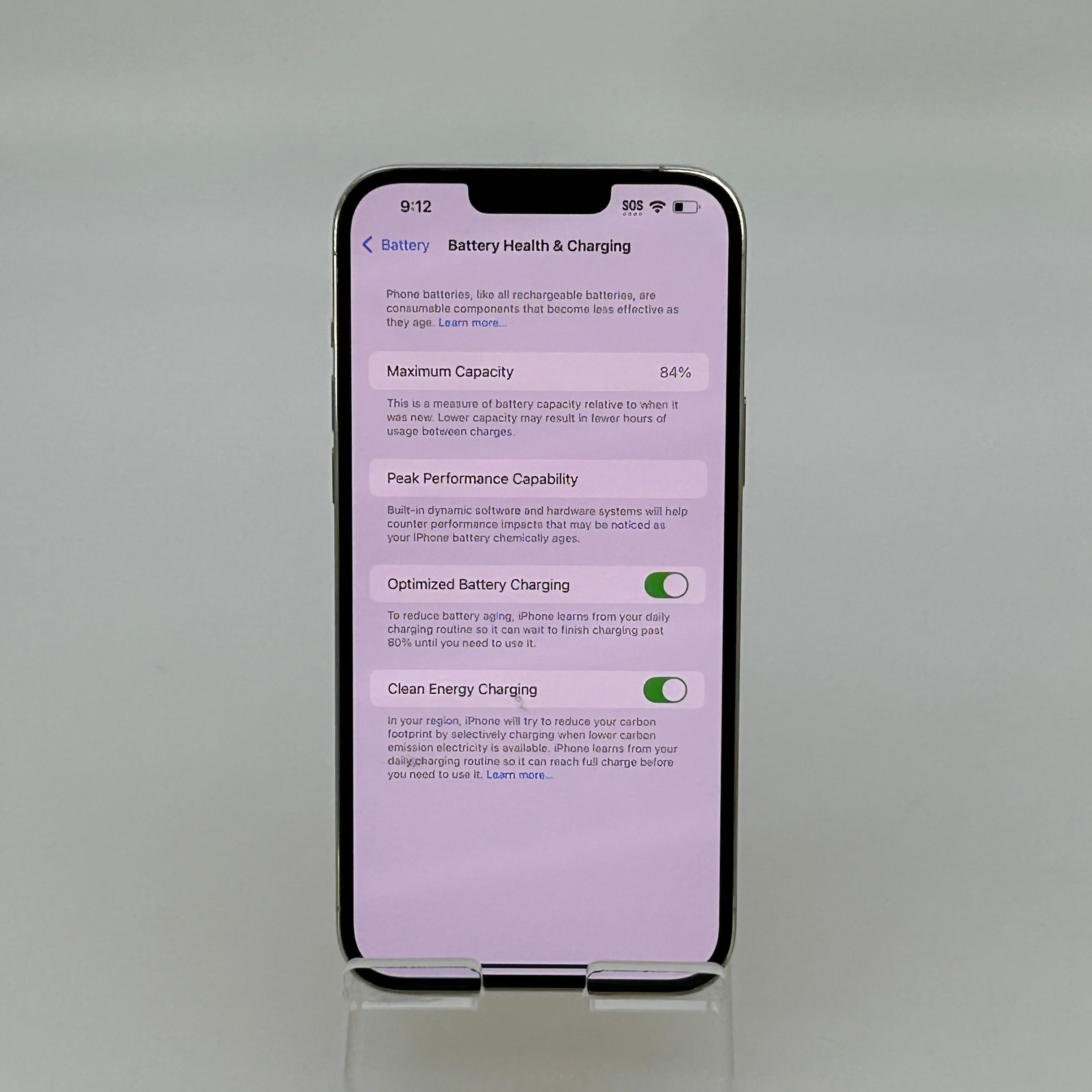 AT&T Apple iPhone 13 Pro Max 1TB Silver  84% BH A2484 MLEY3LL/A iOS 18.7.7