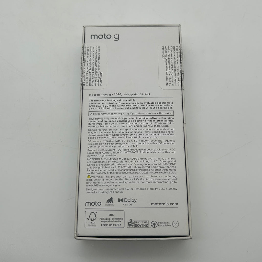 Motorola Moto G 5G 128GB XT2613-1 (T-Mobile) Blue Open Box