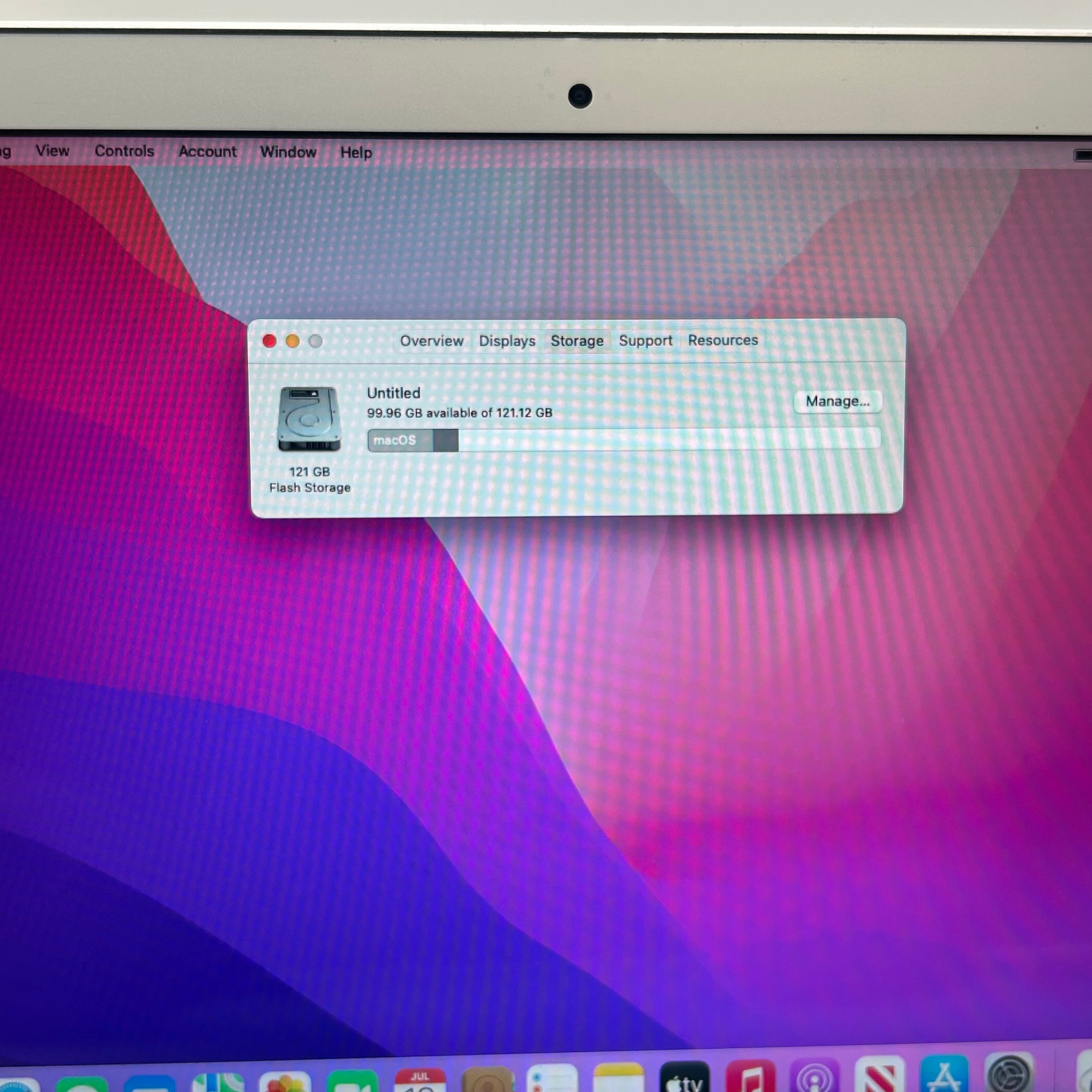 Apple MacBook Air 2015 | A1466 | I5 1.6GHz | 128GB SSD 8GB