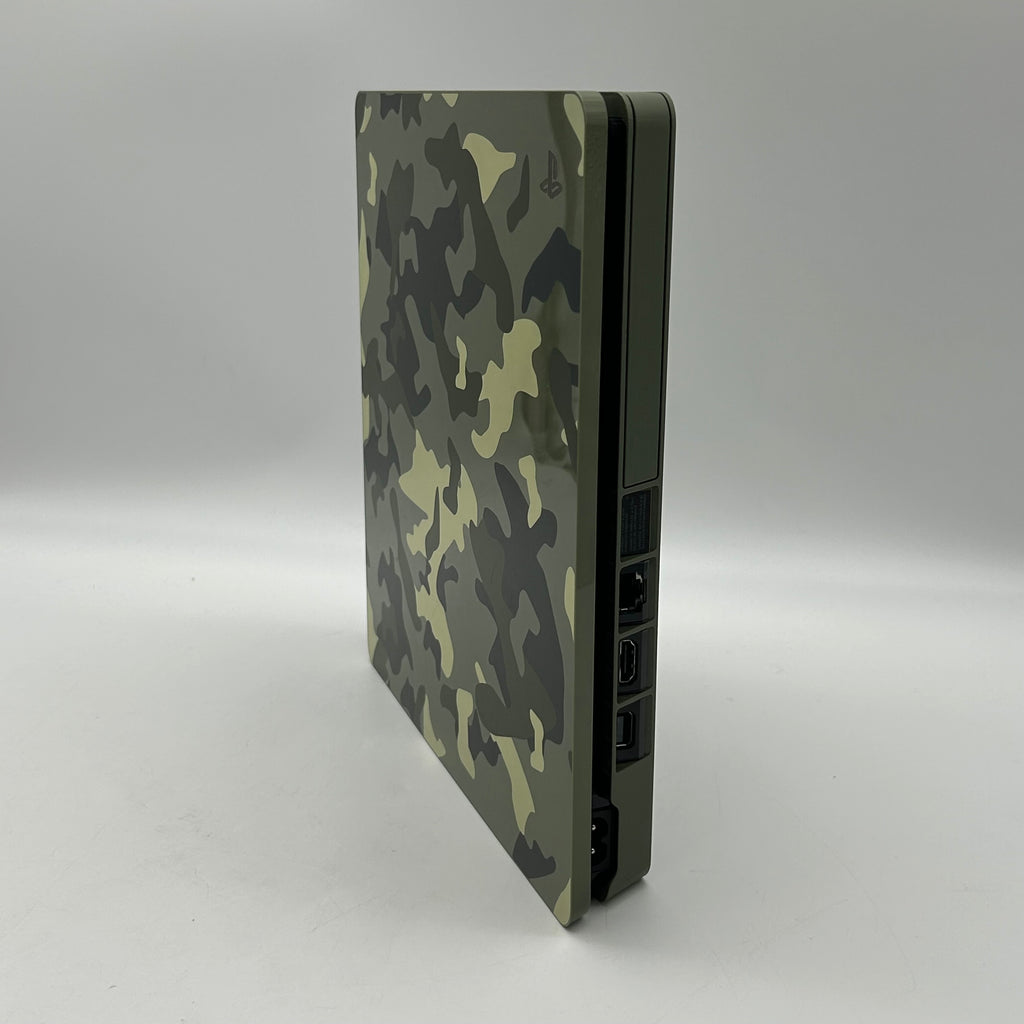Sony PlayStation 4 Slim Call of Duty: WWII Limited Edition 1TB Green Camouflage w/ Controller and 4 Games