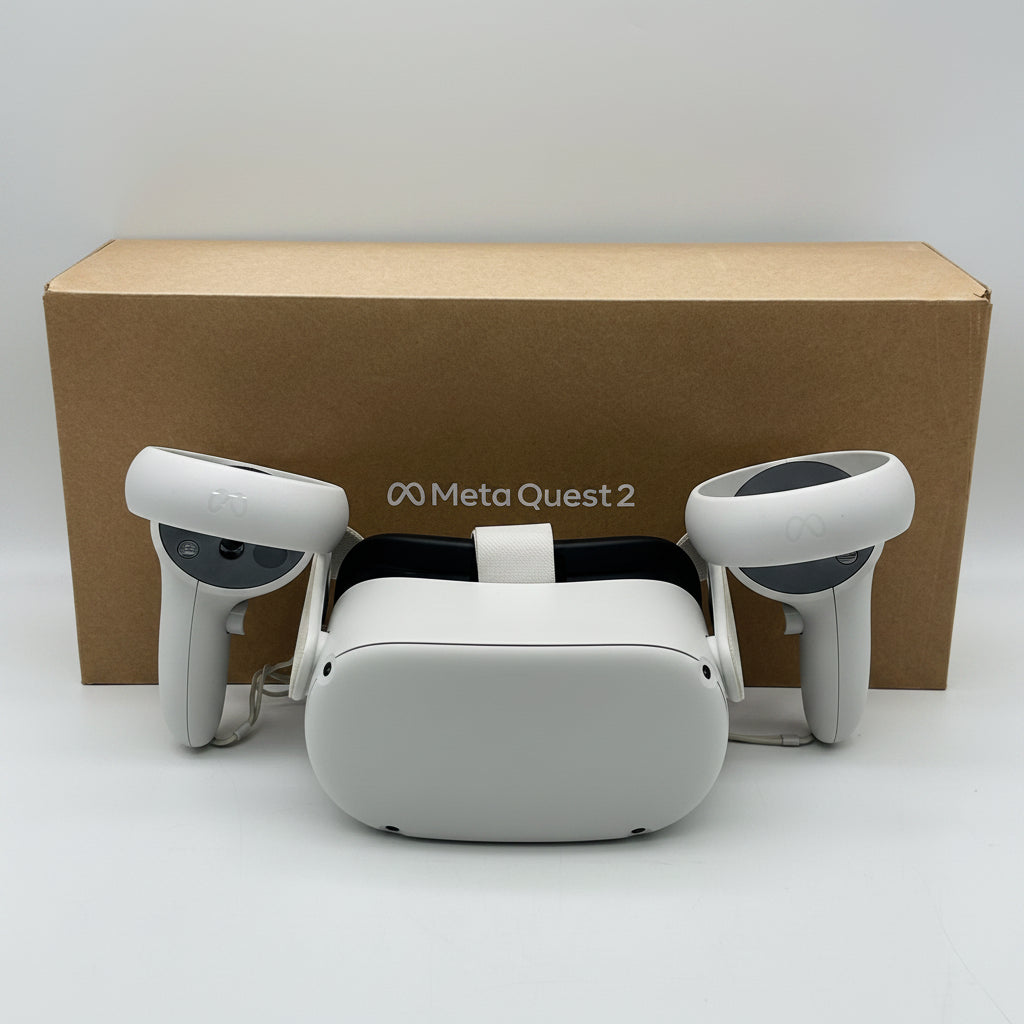 Meta Quest 2 Virtual Reality Headset 64GB with Controllers and Box