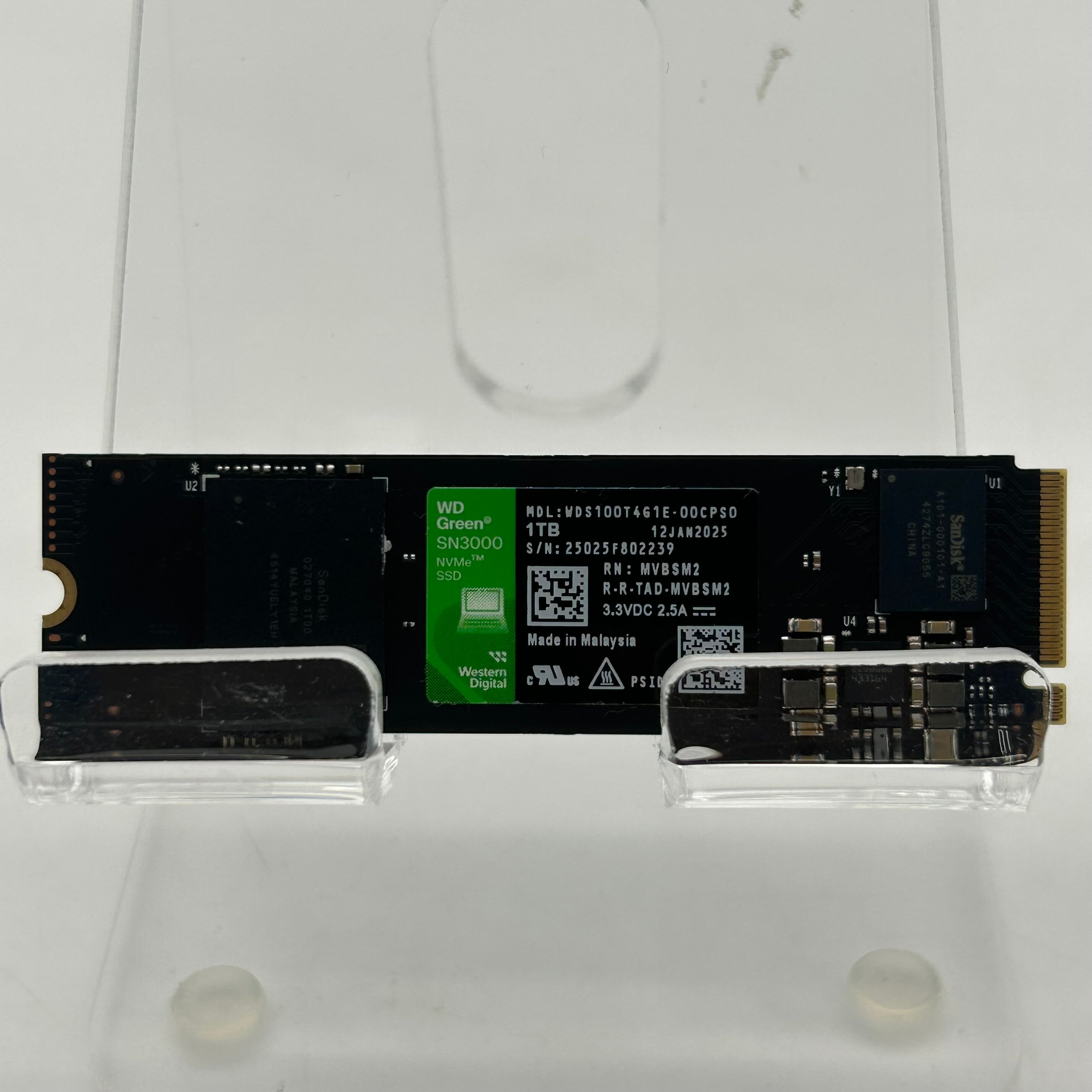 WD Green 1TB SN3000 SSD WDS100T4G1E-00CPS0