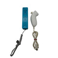 Nintendo Wii RVL-036 Motion Plus Black Remote Controller with OEM Nunchuck