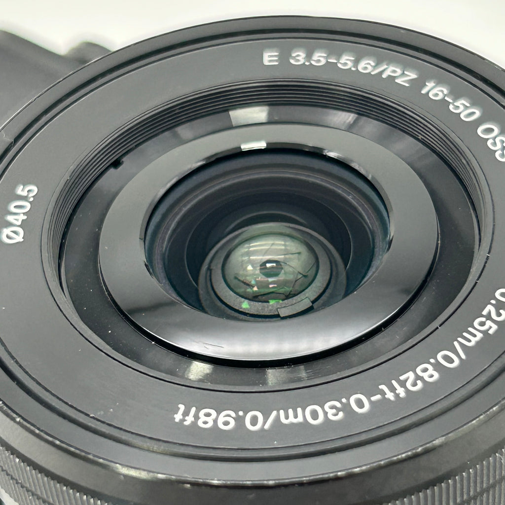 Sony Alpha A6100 APS-C Mirrorless Interchangeable-Lens Camera with 16-50mm - Black - Used