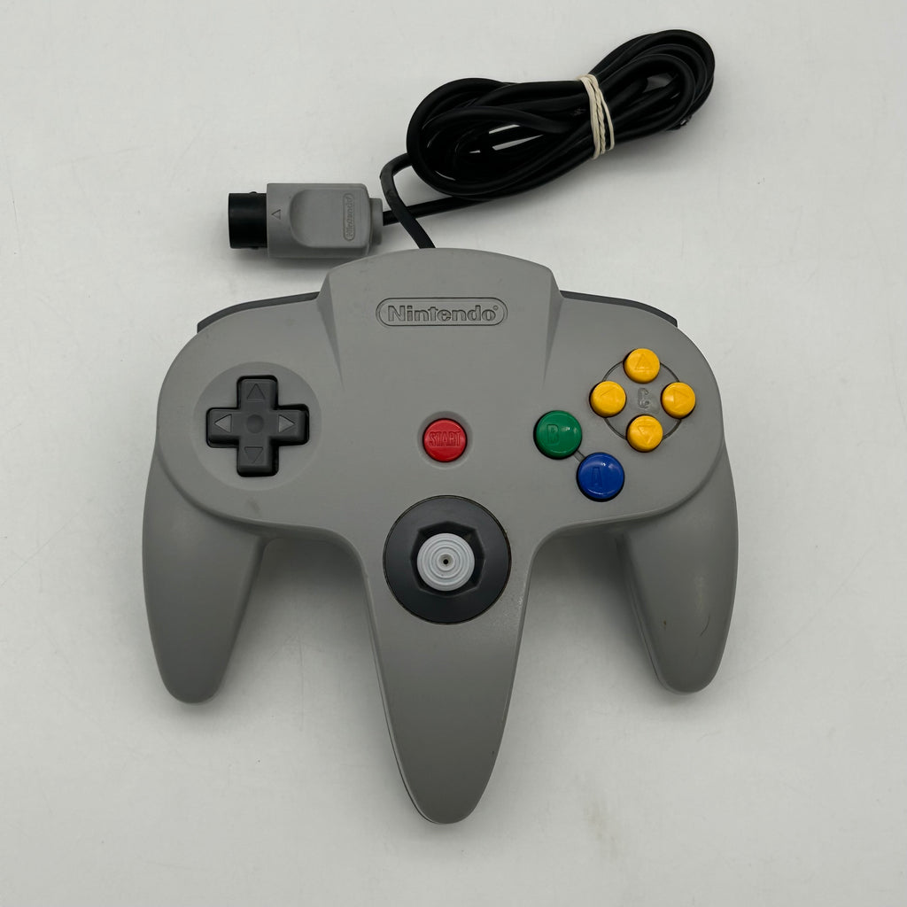 Nintendo 64 Charcoal Console N64 Bundle 3 Controllers AC Adapter Untested