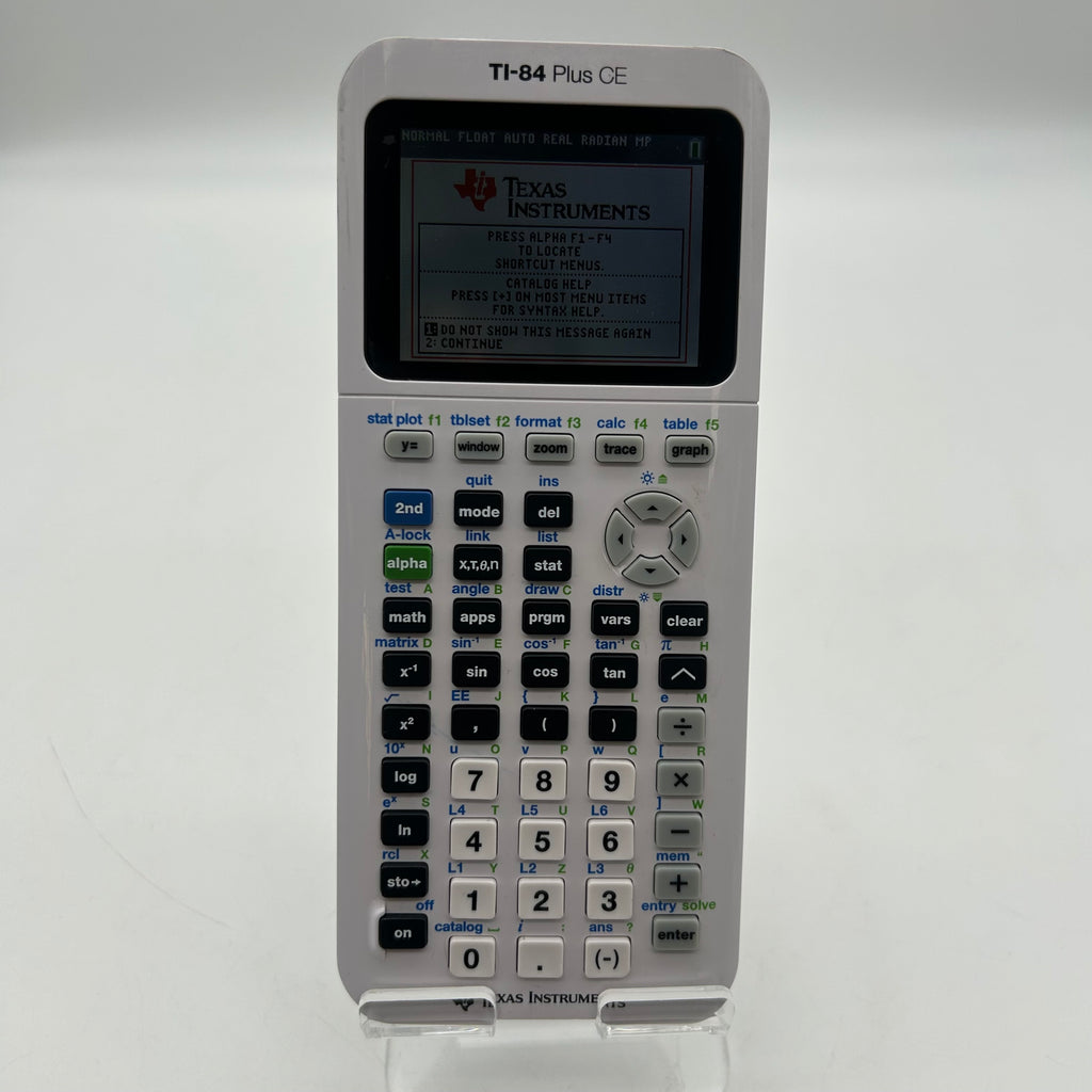 Texas Instruments TI-84 Plus CE Graphing Calculator White - Tested