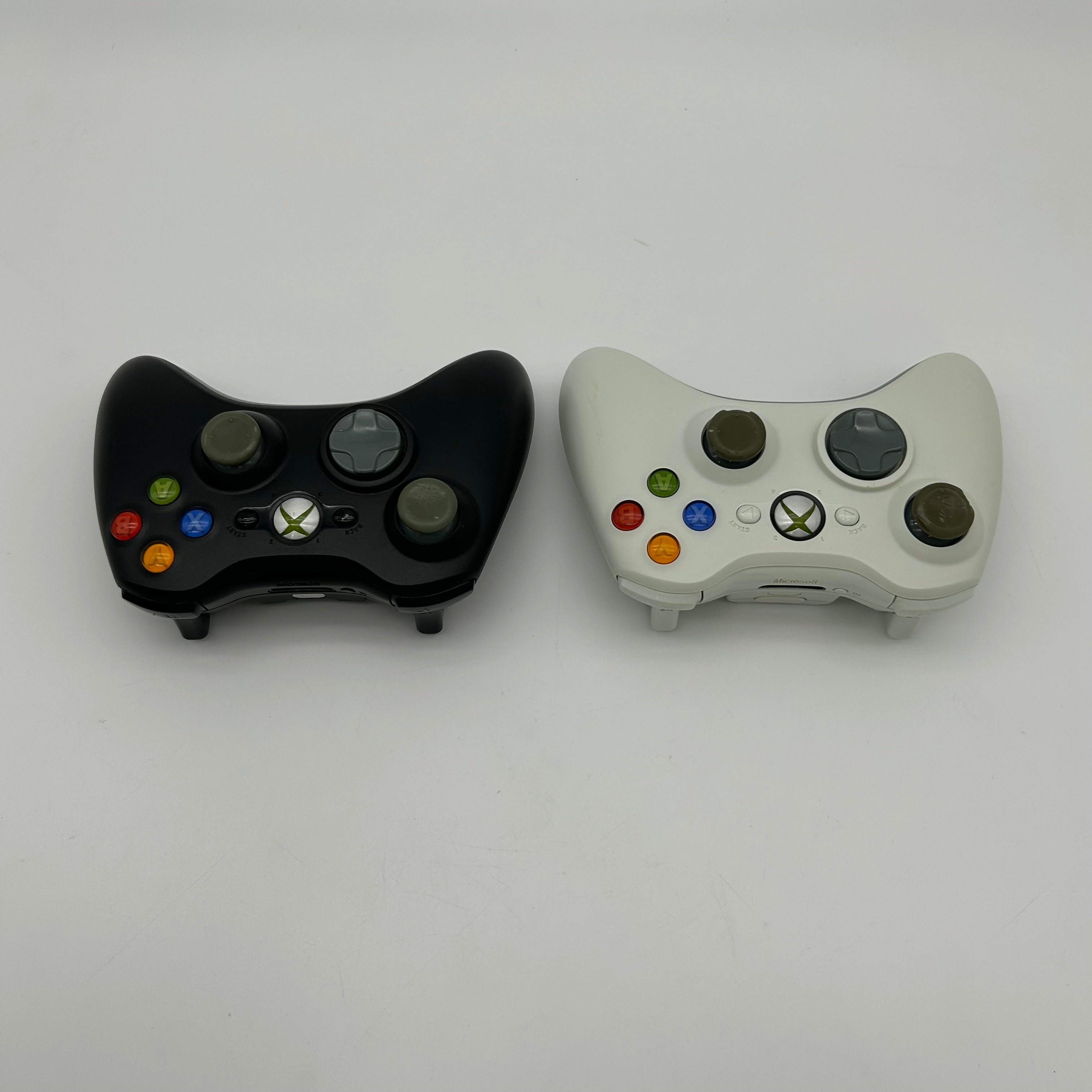 Microsoft XBox 360 S Slim 120GB 60S Bundle - Controllers - Cables - 6 Games - Black - Tested & Works - Used