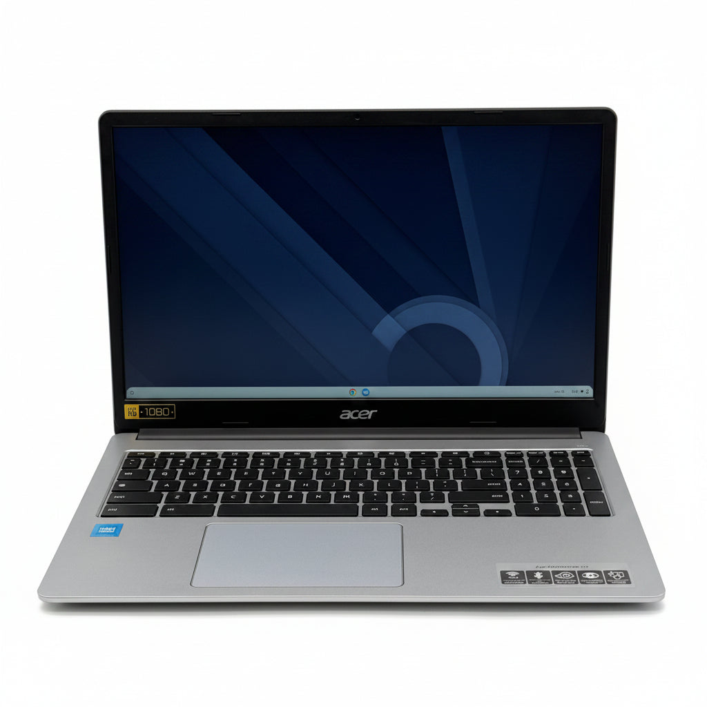 Acer Chromebook 315 15.6-inch Intel Celeron 4GB RAM 64GB Silver, Charger & Wired Mouse included