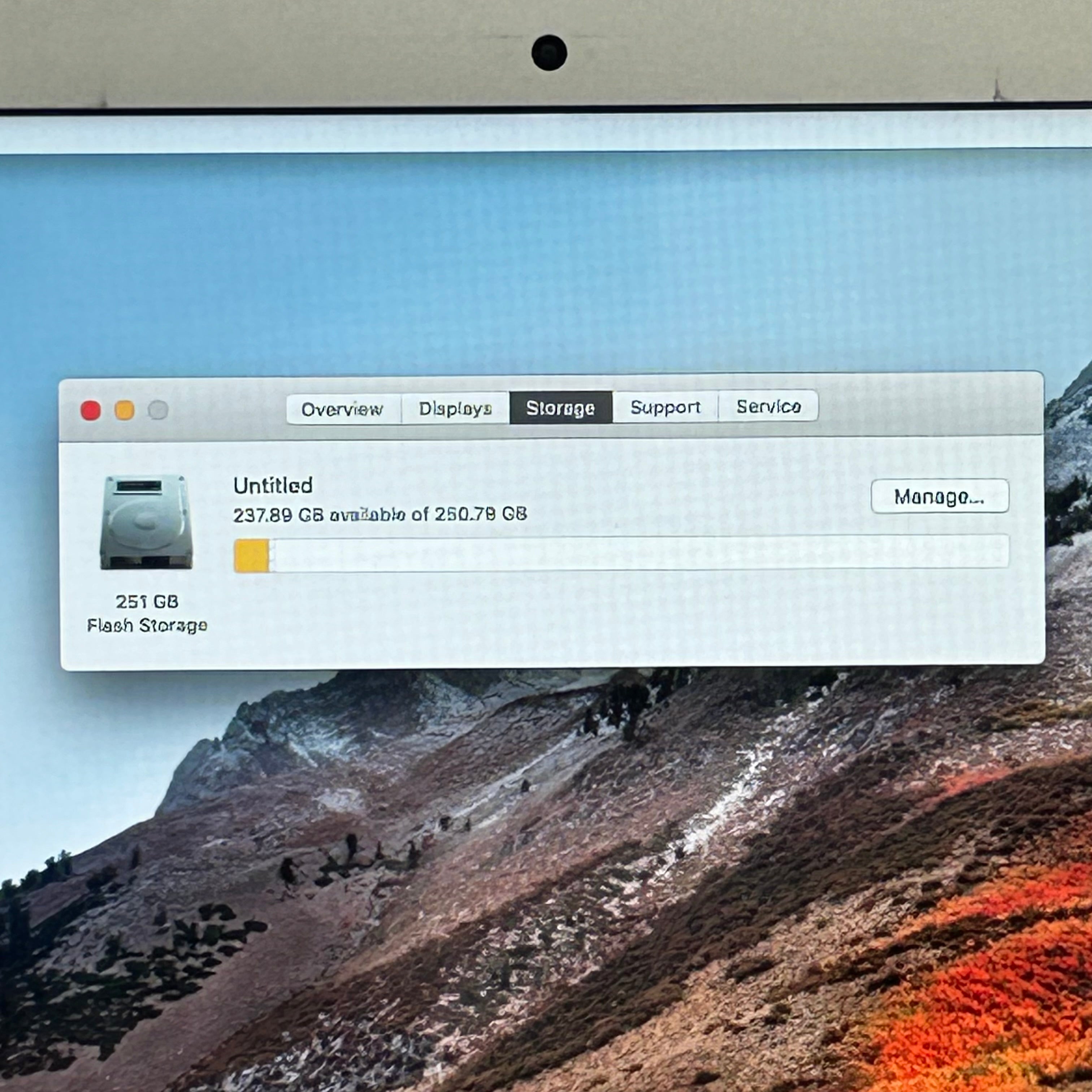 Apple MacBook Air A1466 Core i5 1.6Ghz 8GB RAM 256GB