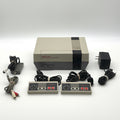 Retro Nintendo NES-001 Console System Bundle 2 Controllers Cables Blinking Light - Untested