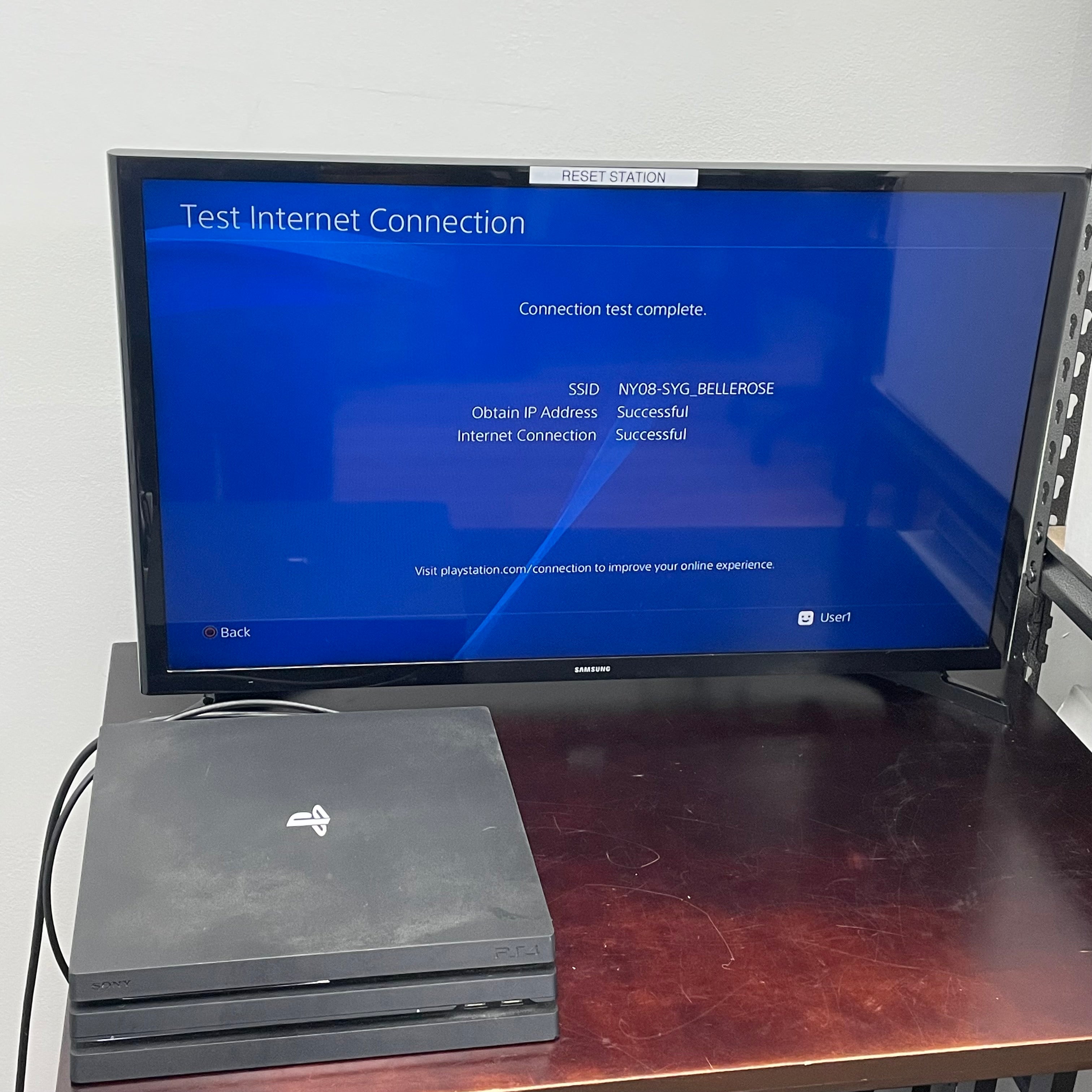 Sony PlayStation 4 Pro CUH-7015B 2TB Black w/ Controller, Power Cable and 2 Games