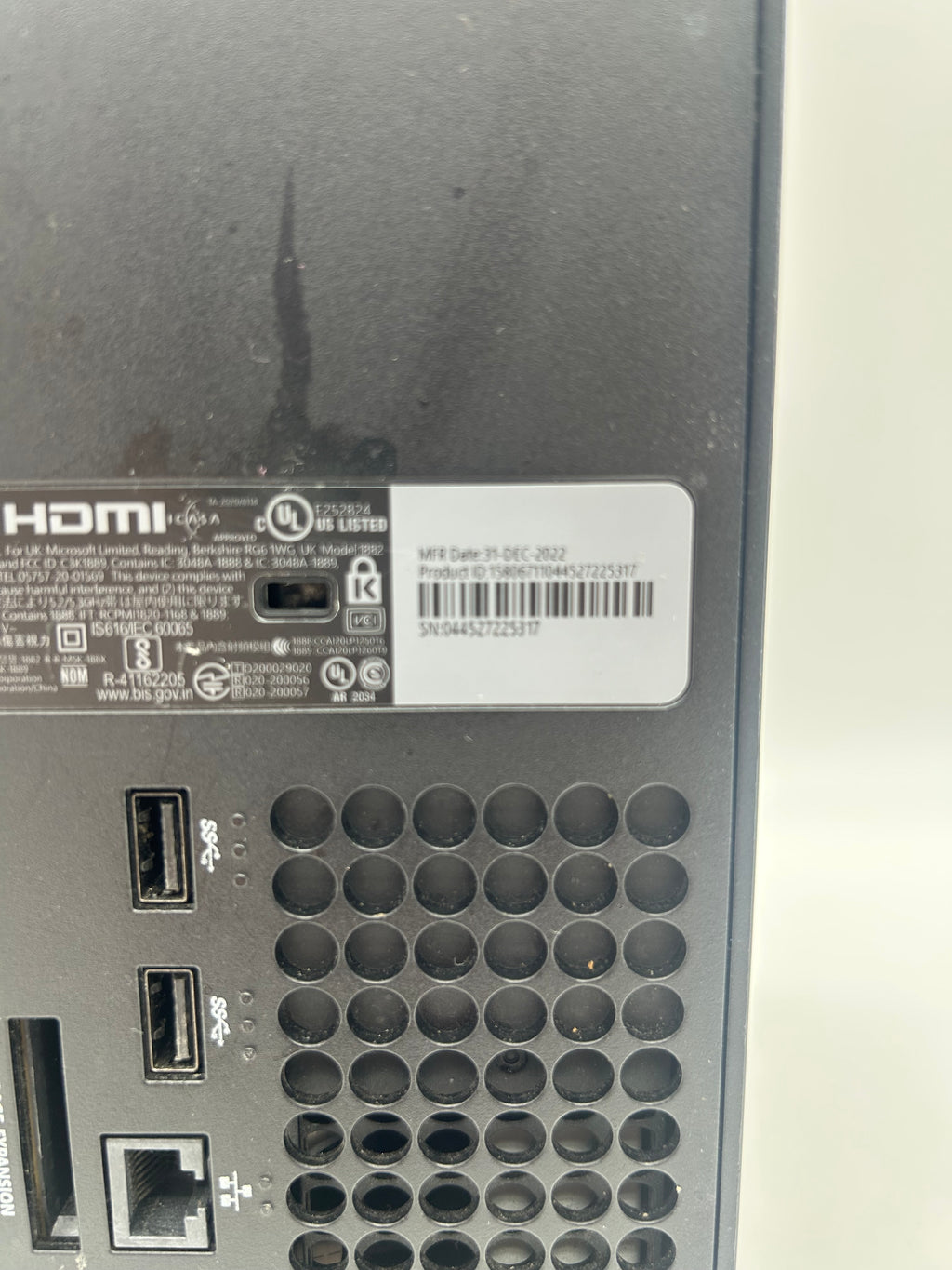 Microsoft Xbox Series X 1TB Black Used - C Console