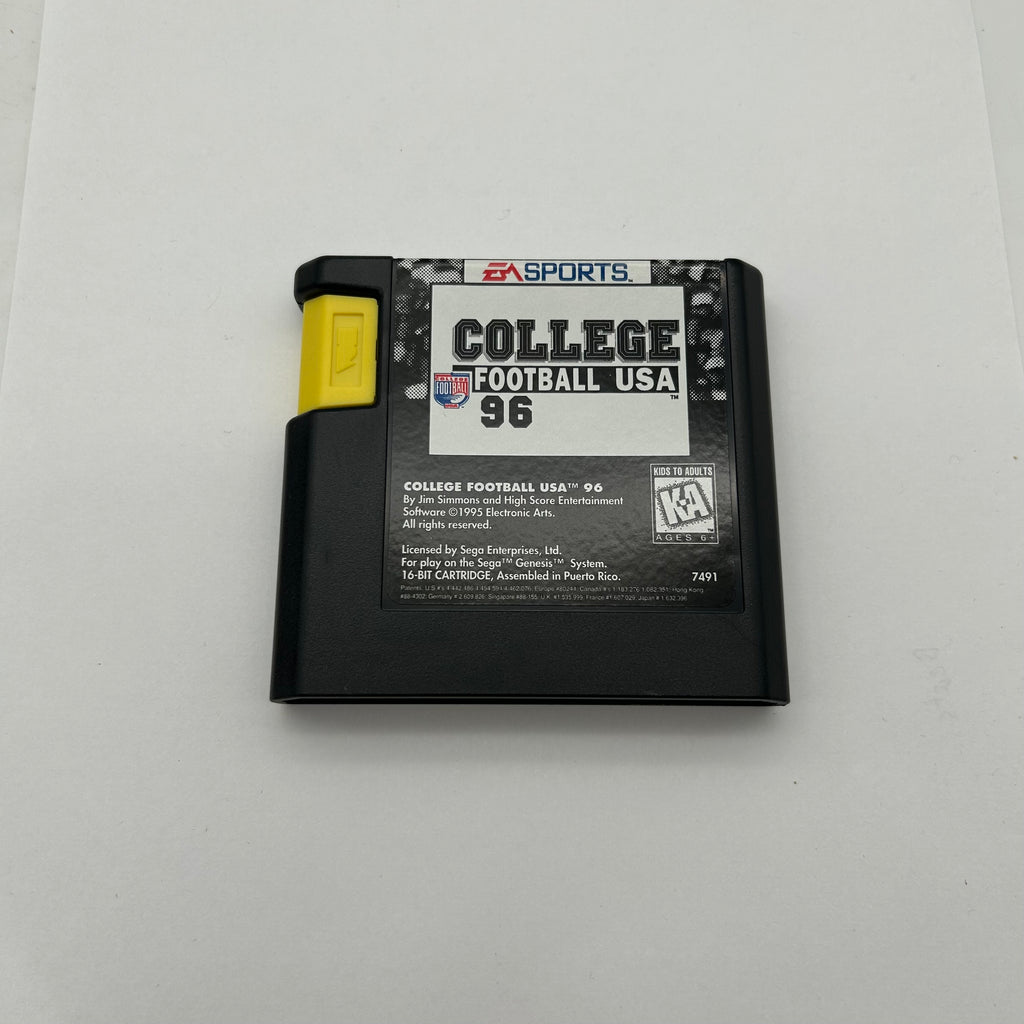 College Football USA 96 Sega Genesis - Tested