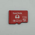 Nintendo Switch SanDisk 128GB Video Game Memory Card Red (Used)