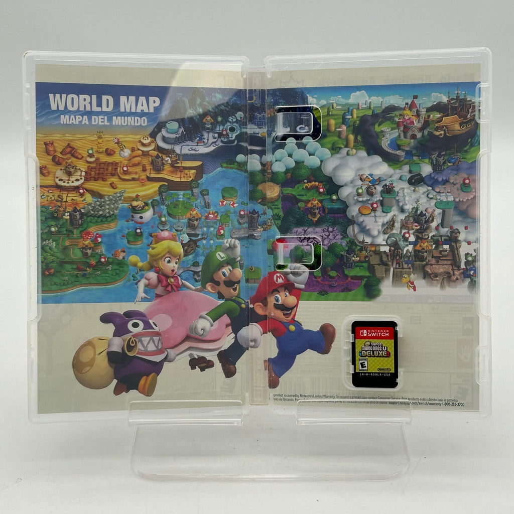 New Super Mario Bros U Deluxe Nintendo Switch - Cartridge and Case