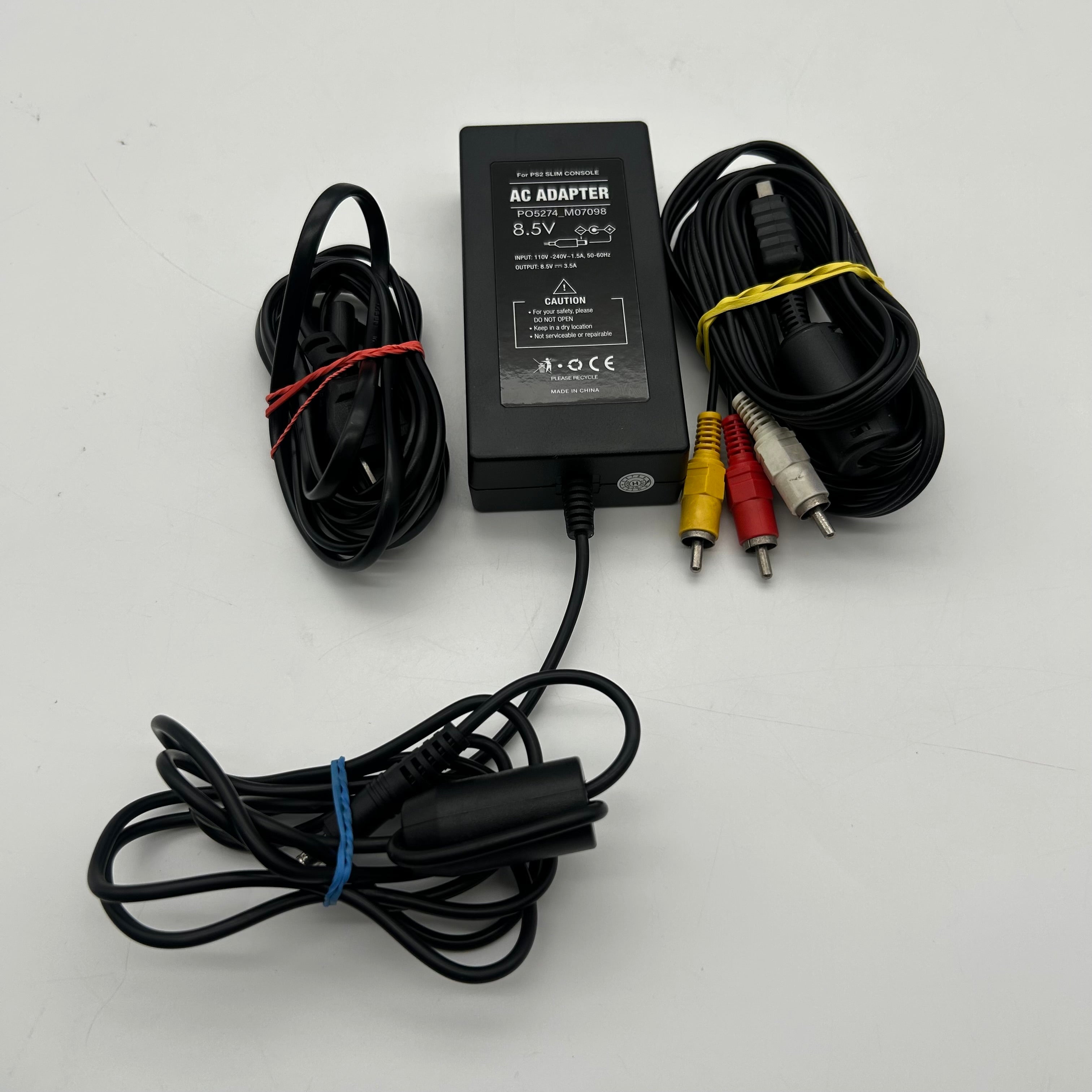 Sony PS2 Slim SCPH-75001 Console Bundle with Cables, Controller, 4 Games Tested!