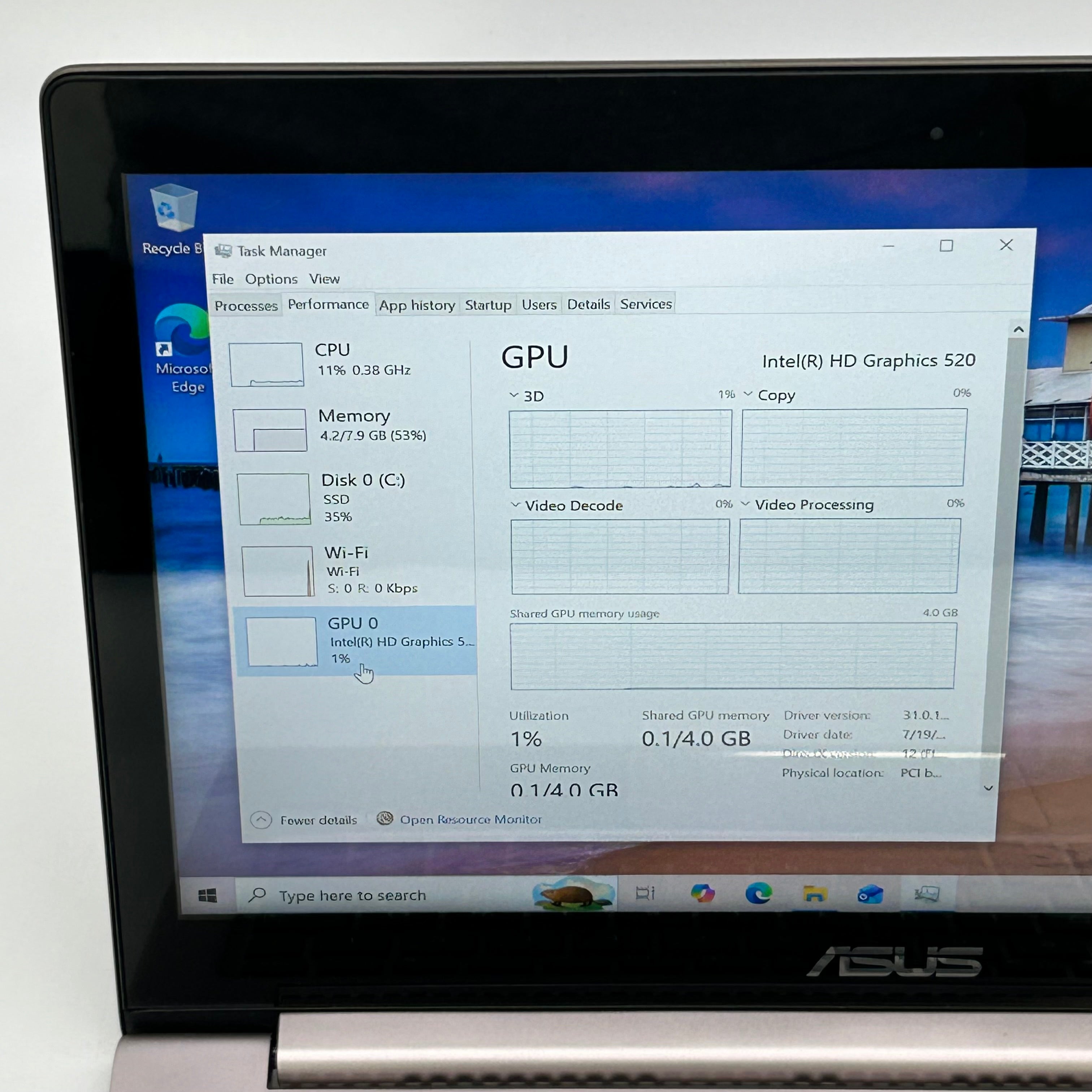Asus ZenBook UX303UA i5-6200U 8GB RAM 256GB SSD