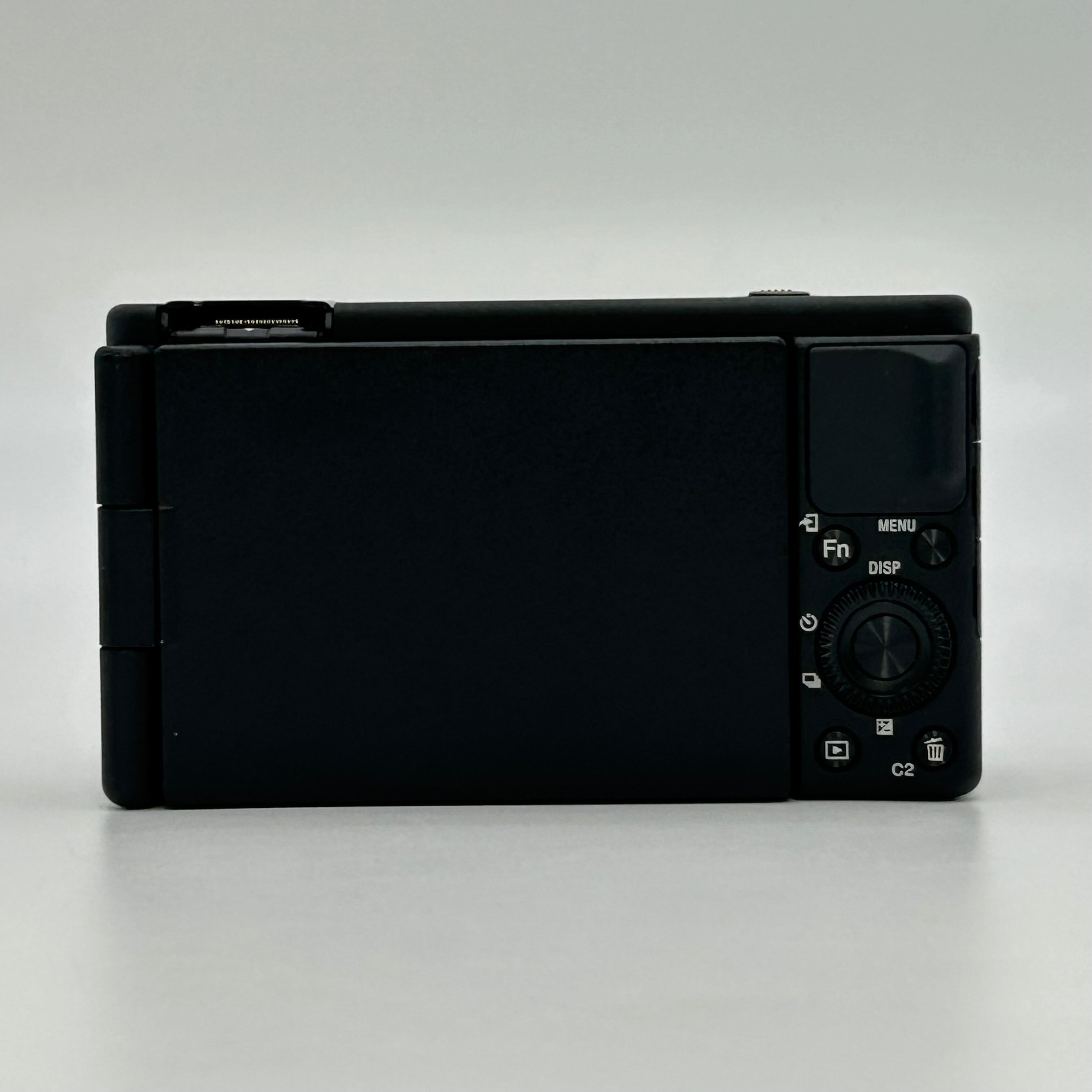 Sony ZV-1 Compact Digital Camera Zeiss Lens Flip-out Screen Black USB f/1.8-2.8 - Black - Used