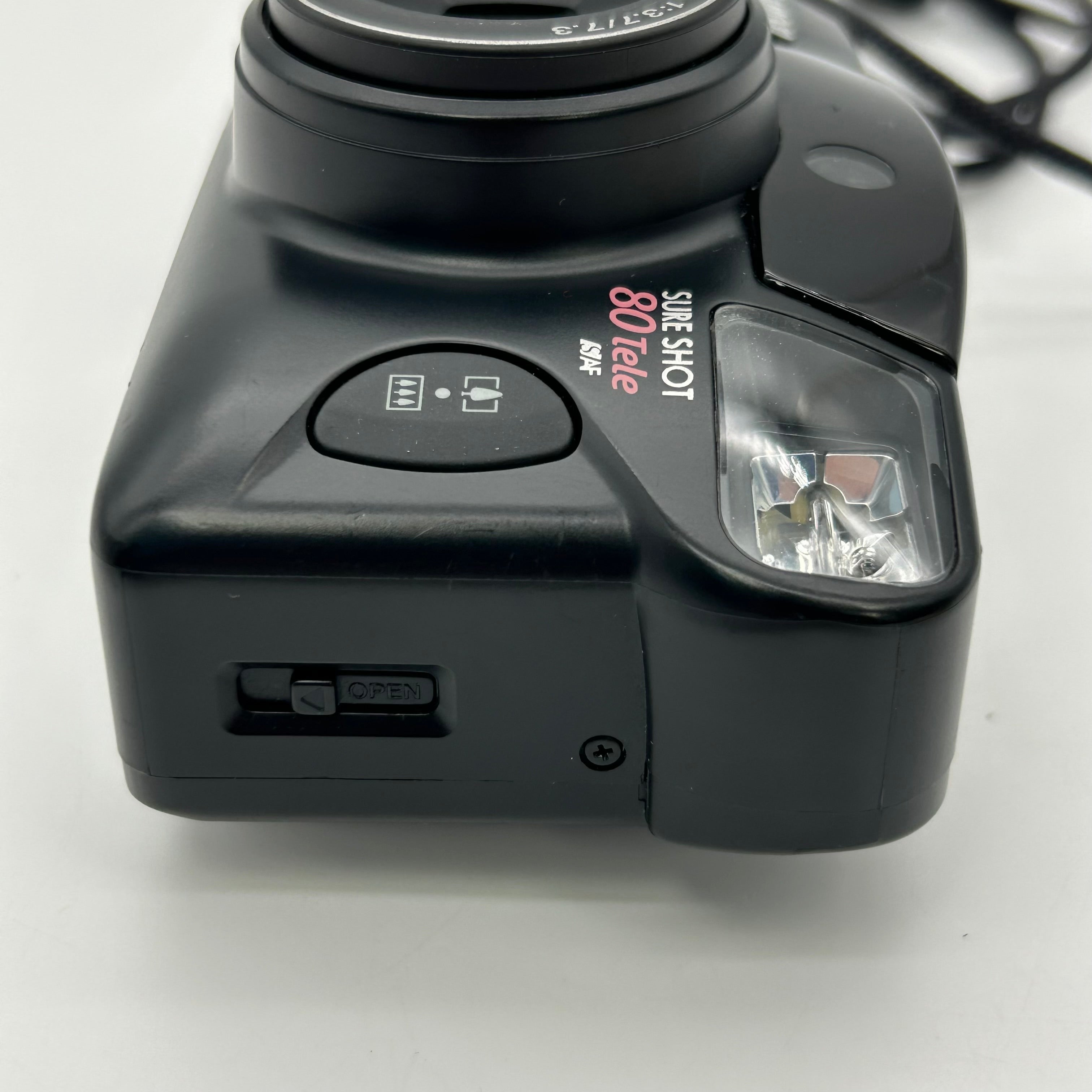 Canon Sure Shot 80 Tele 35mm Camera - As-Is / Untested