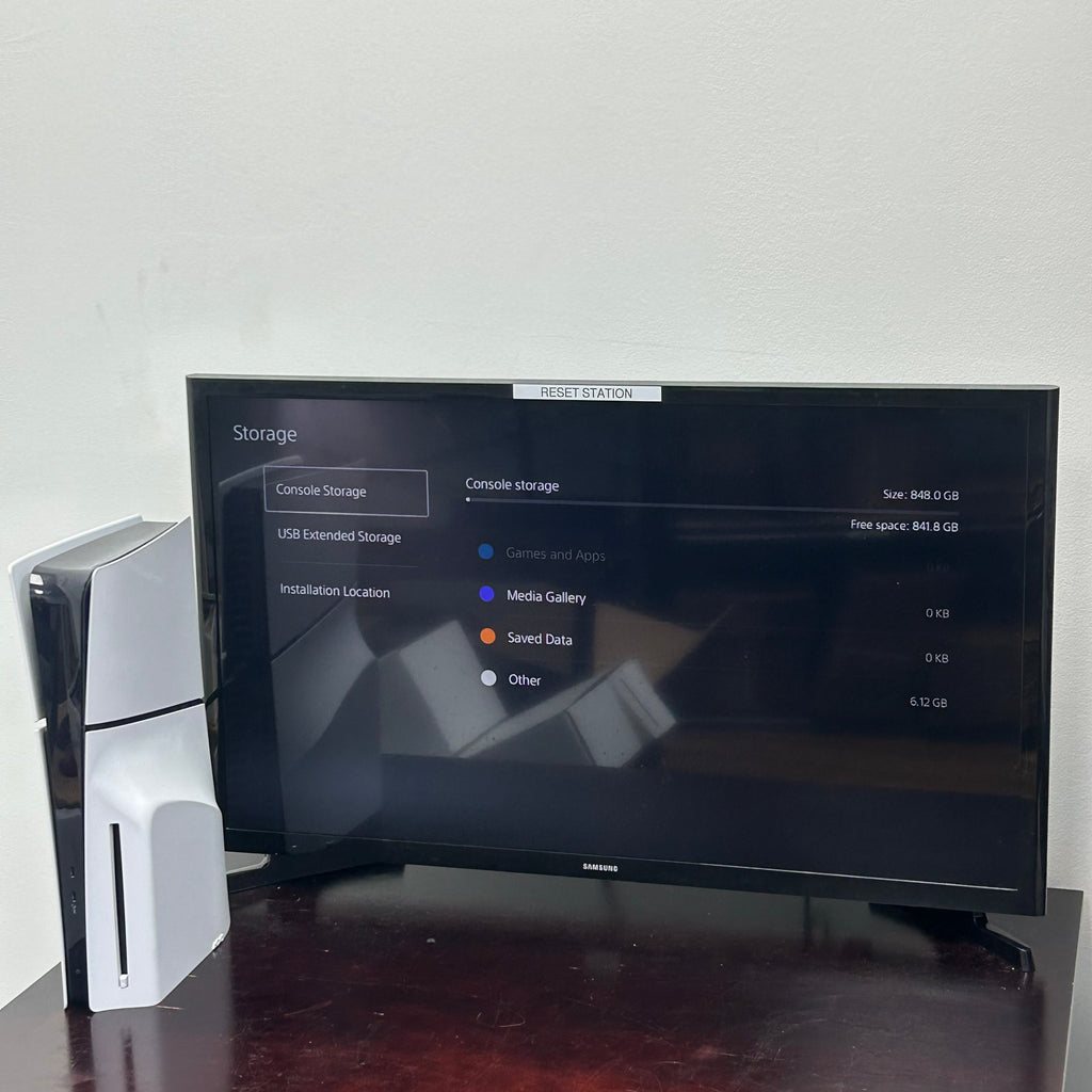 Sony PlayStation 5 Slim Disc PS5 1TB White Console Gaming System CFI-2015