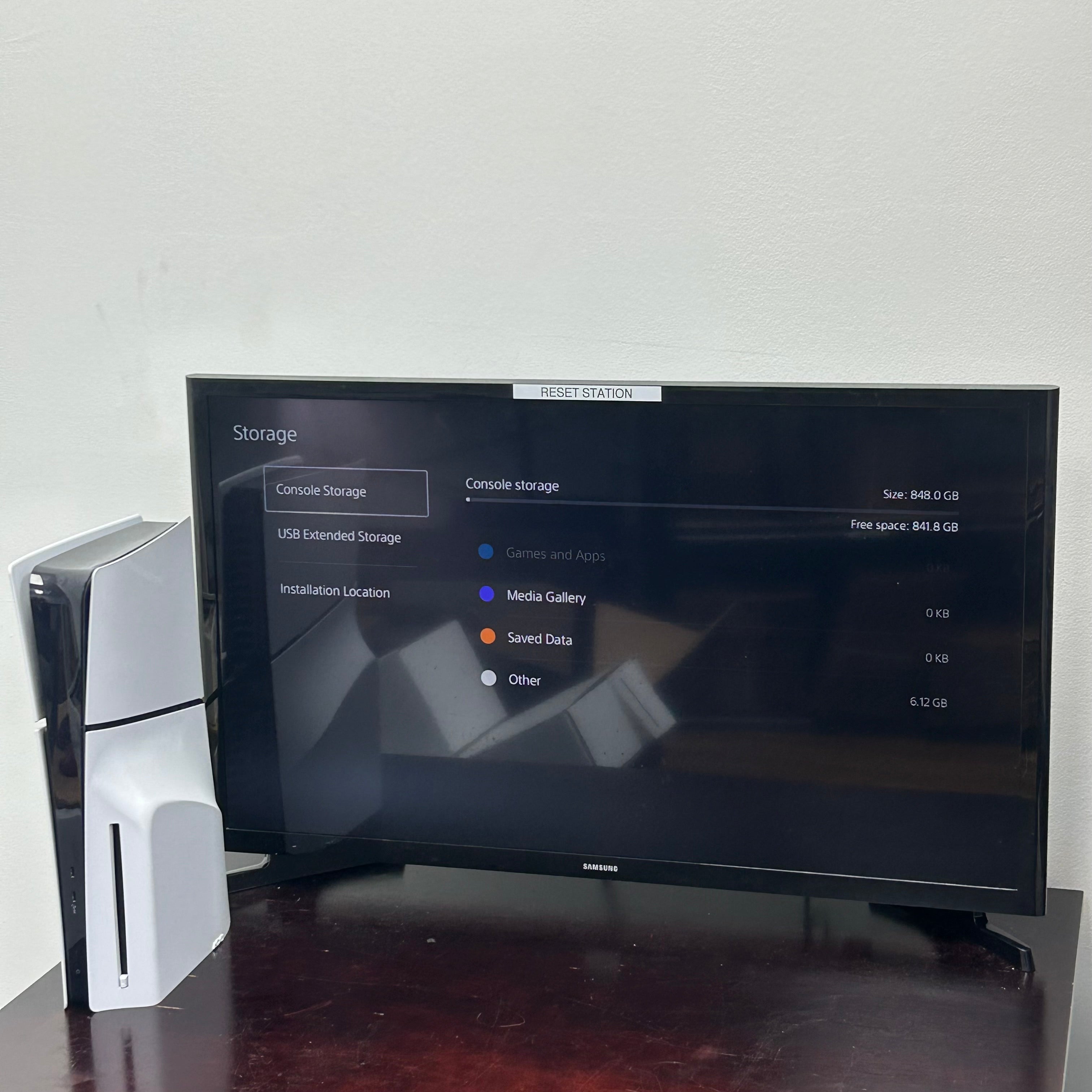 Sony PlayStation 5 Slim Disc PS5 1TB White Console Gaming System CFI-2015