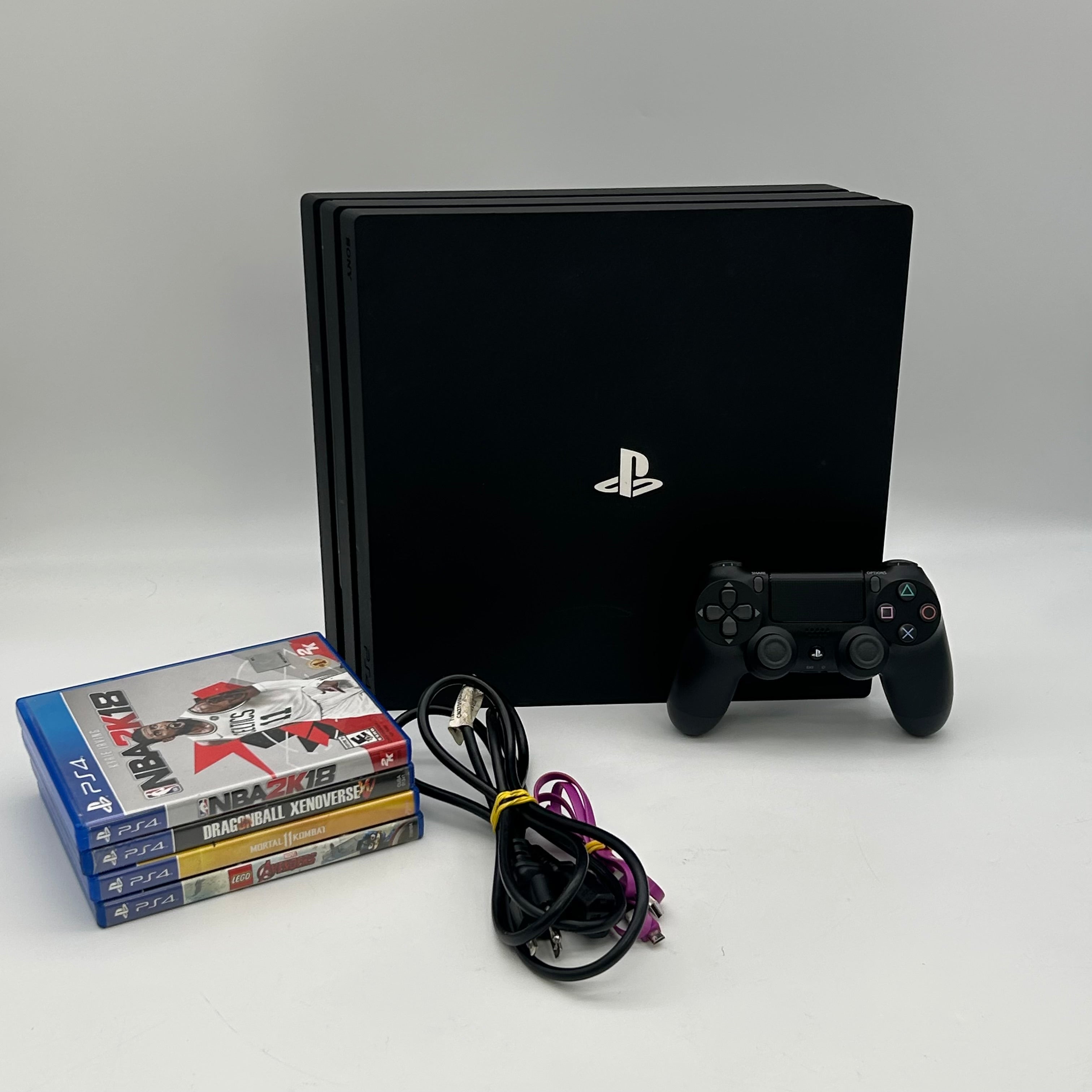 Sony PlayStation 4 Pro 1TB Console (CUH-7215B) Complete System Bundle - Tested