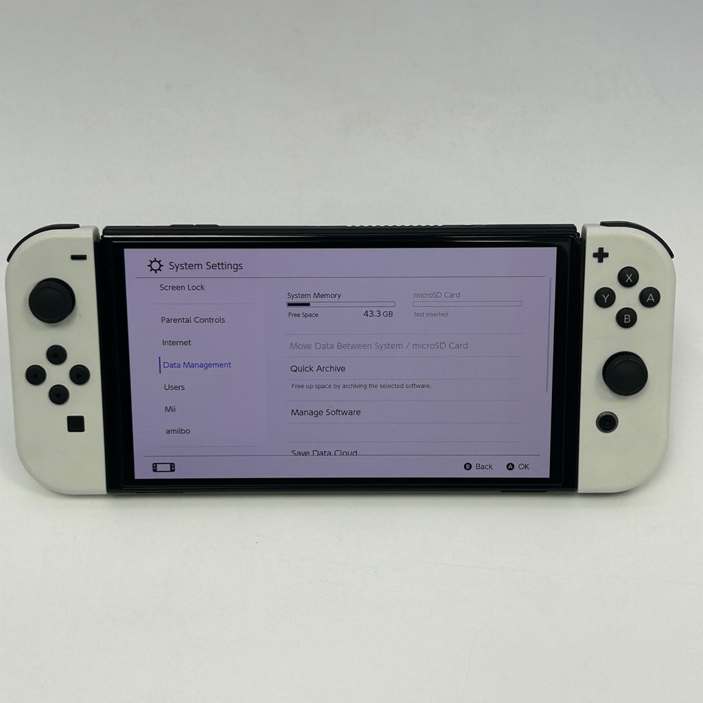 Nintendo Switch OLED 64GB Model w/ White Joy-Con System Console | Open-Box