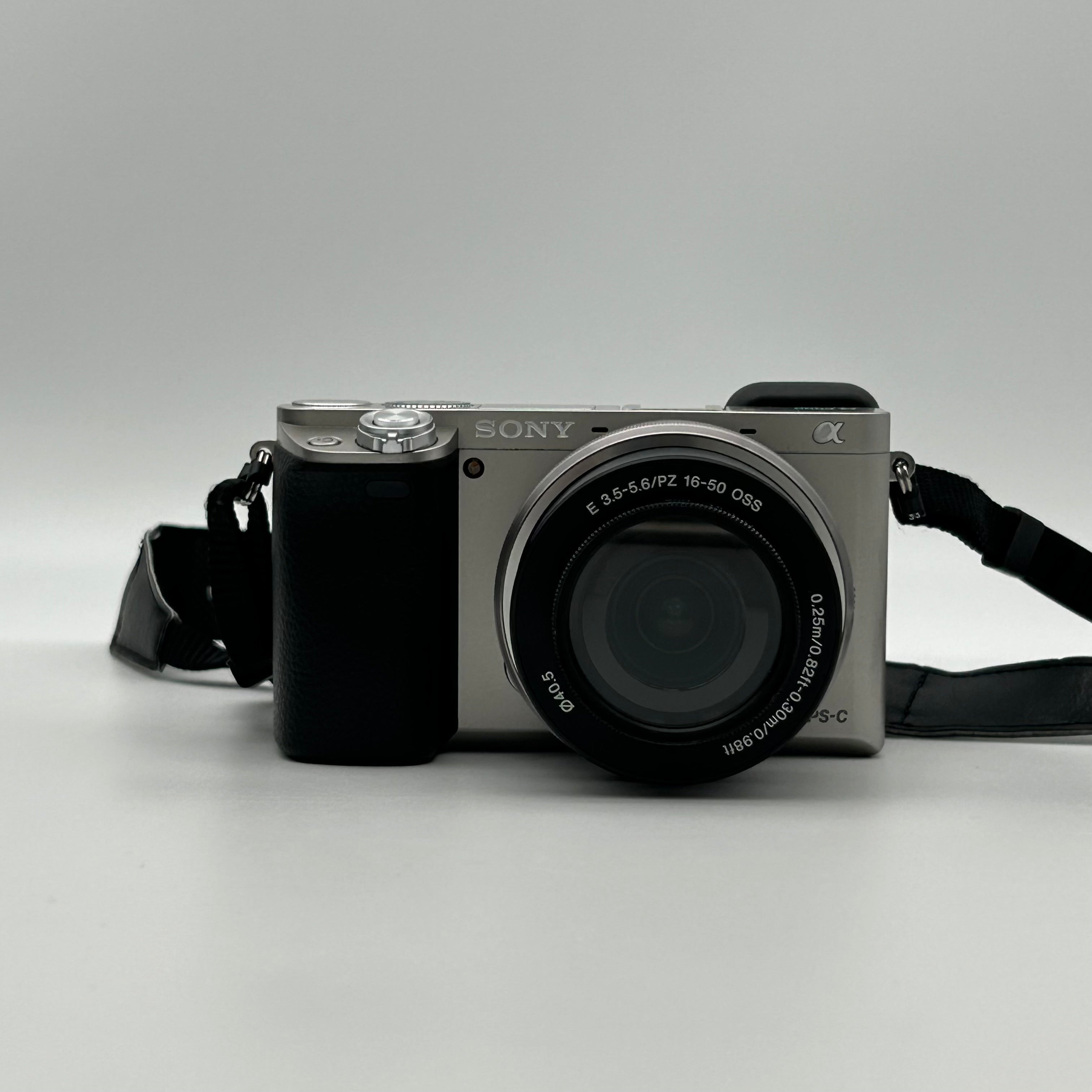 Sony Alpha A6000 Mirrorless Digital Camera w/16-50mm Lens English Silver - Used
