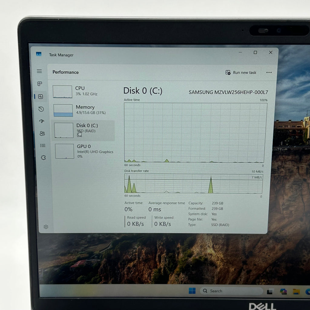 Dell Latitude 5510 15.6" i5-10210U 16GB RAM 256GB SSD Win10 Charger Mouse READ
