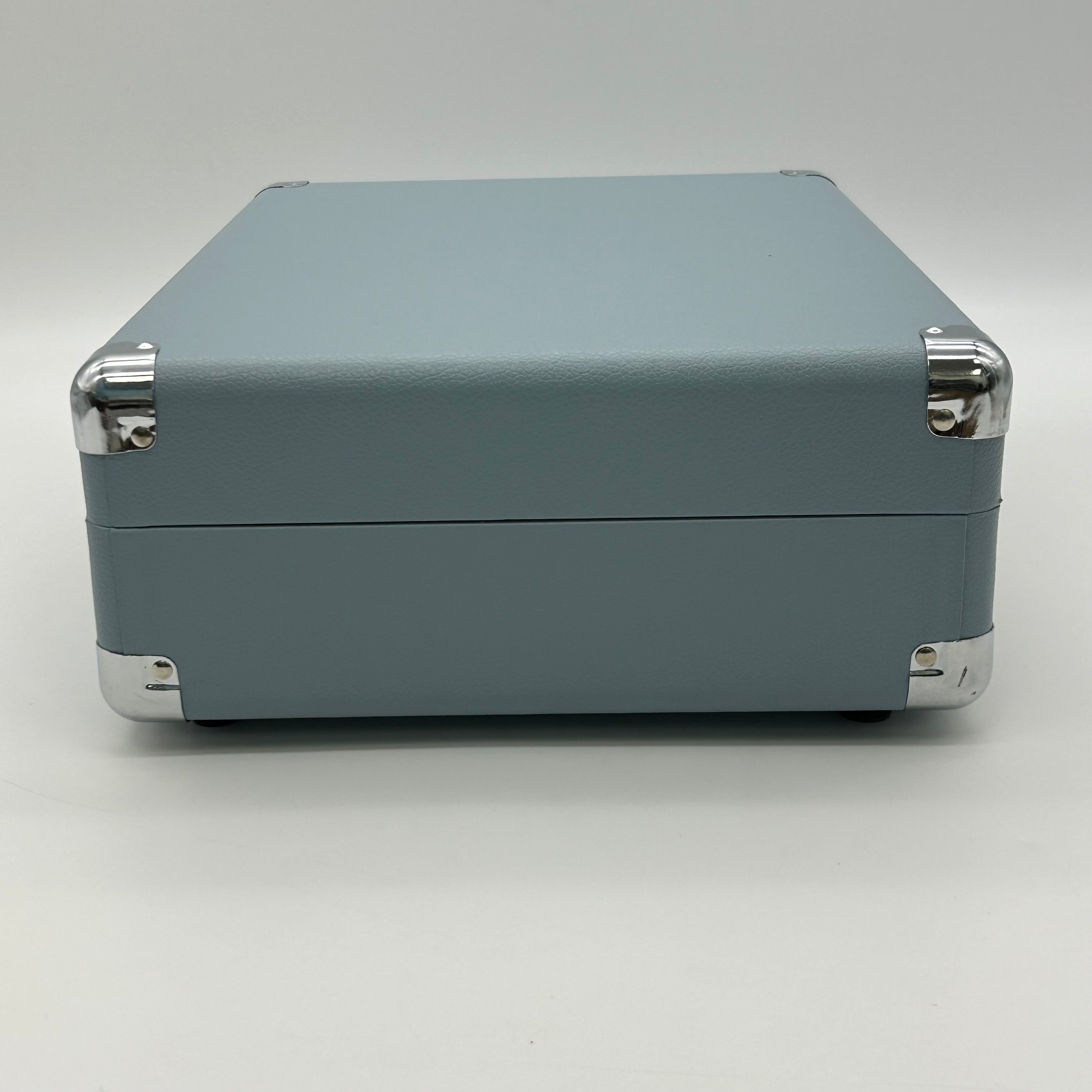 Crosley Cruiser Deluxe Turntable CR8005D-TN Slate Blue New Open Box Bluetooth