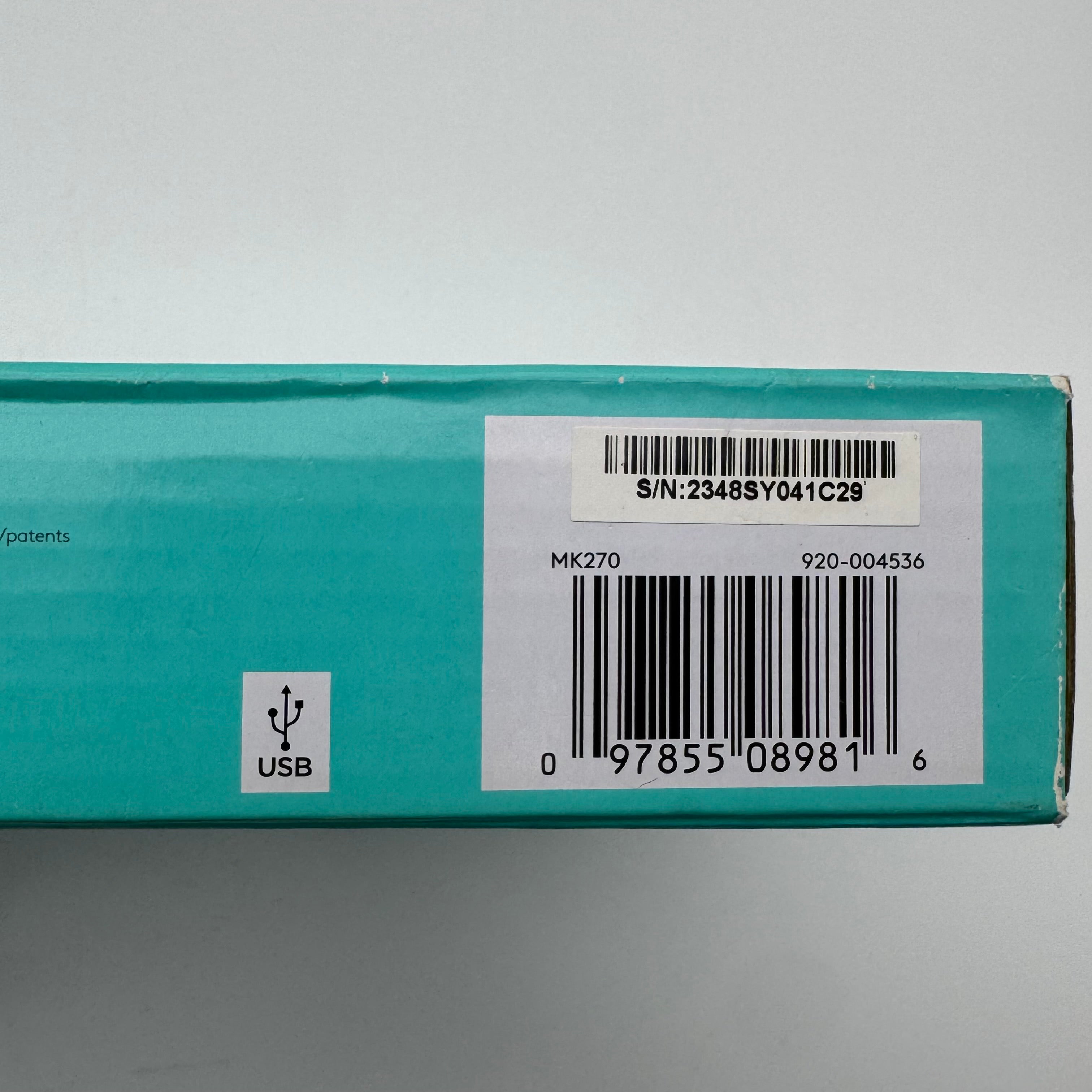 Logitech MK270 Wireless Keyboard - Open Box