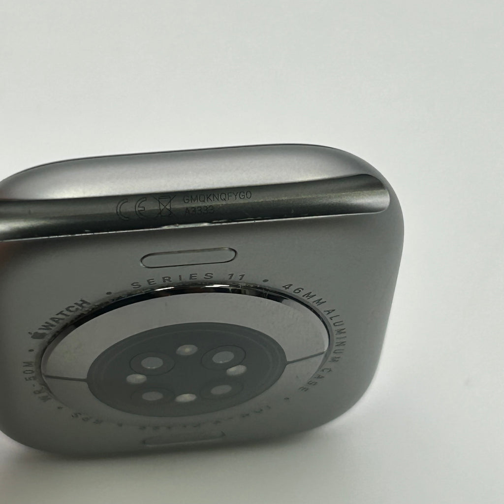 Apple Watch Series 11 46mm Aluminum Black (GPS Only)100% BH - Open Box