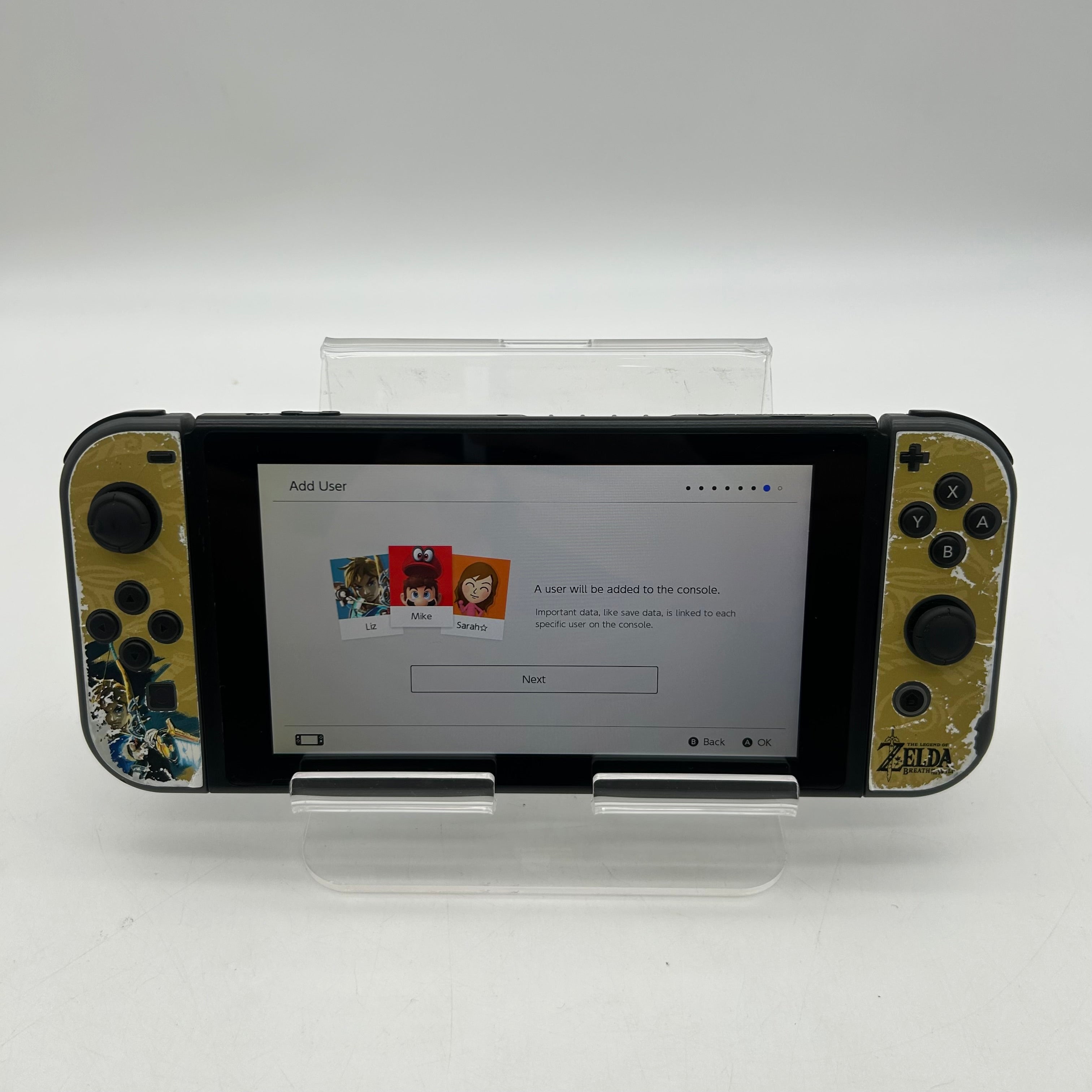Nintendo Switch HAC-001 32GB Console Bundle: Dock, Joy-Cons, Cables & 1 Game