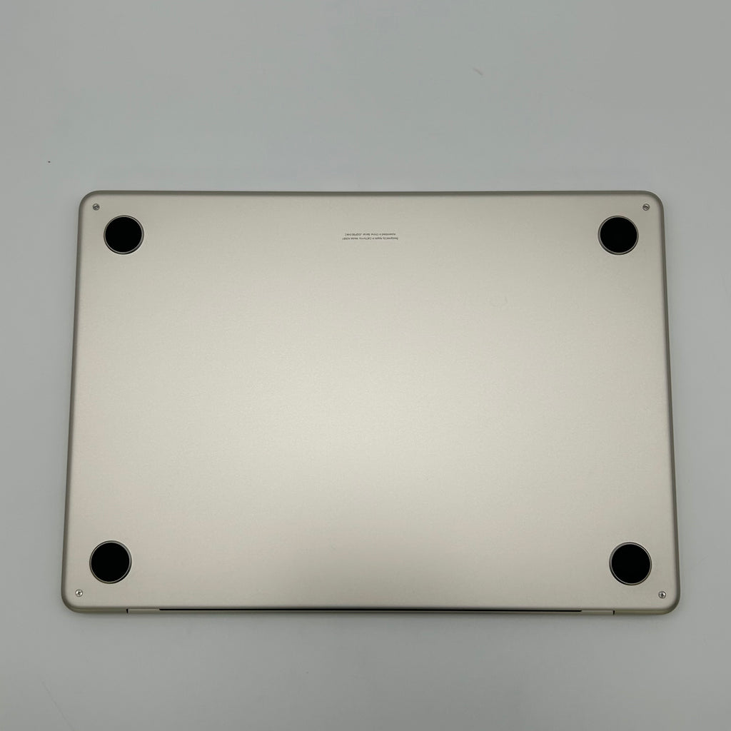 Apple MacBook Air 13.6" M2 8C GPU 3.5GHz 8GB RAM 256GB SSD A2681 - Starlight - Includes Front, Back, and Keyboard Case - Used