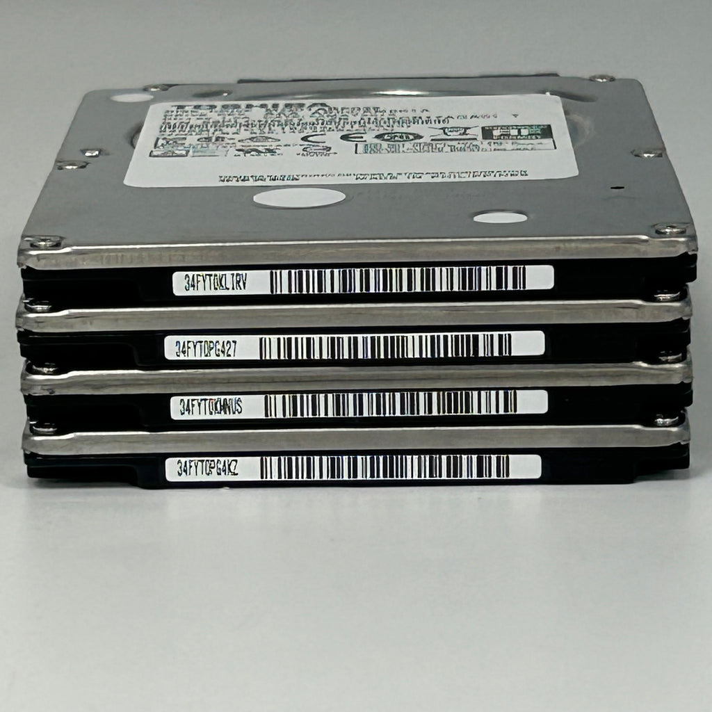 Toshiba MQ01ABF032 320GB 2.5" 5400RPM HDD Lot of 4 - Untested