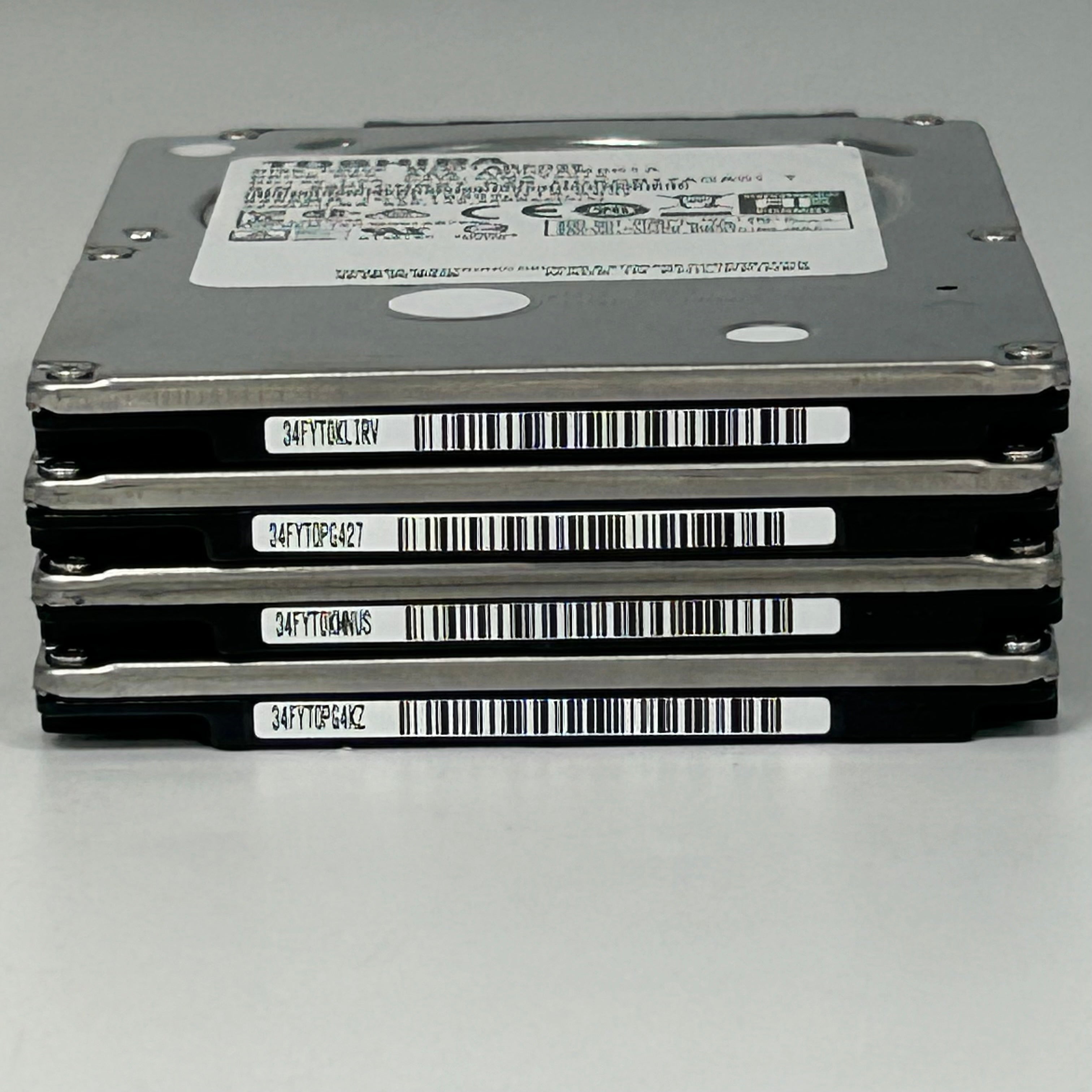 Toshiba MQ01ABF032 320GB 2.5" 5400RPM HDD Lot of 4 - Untested