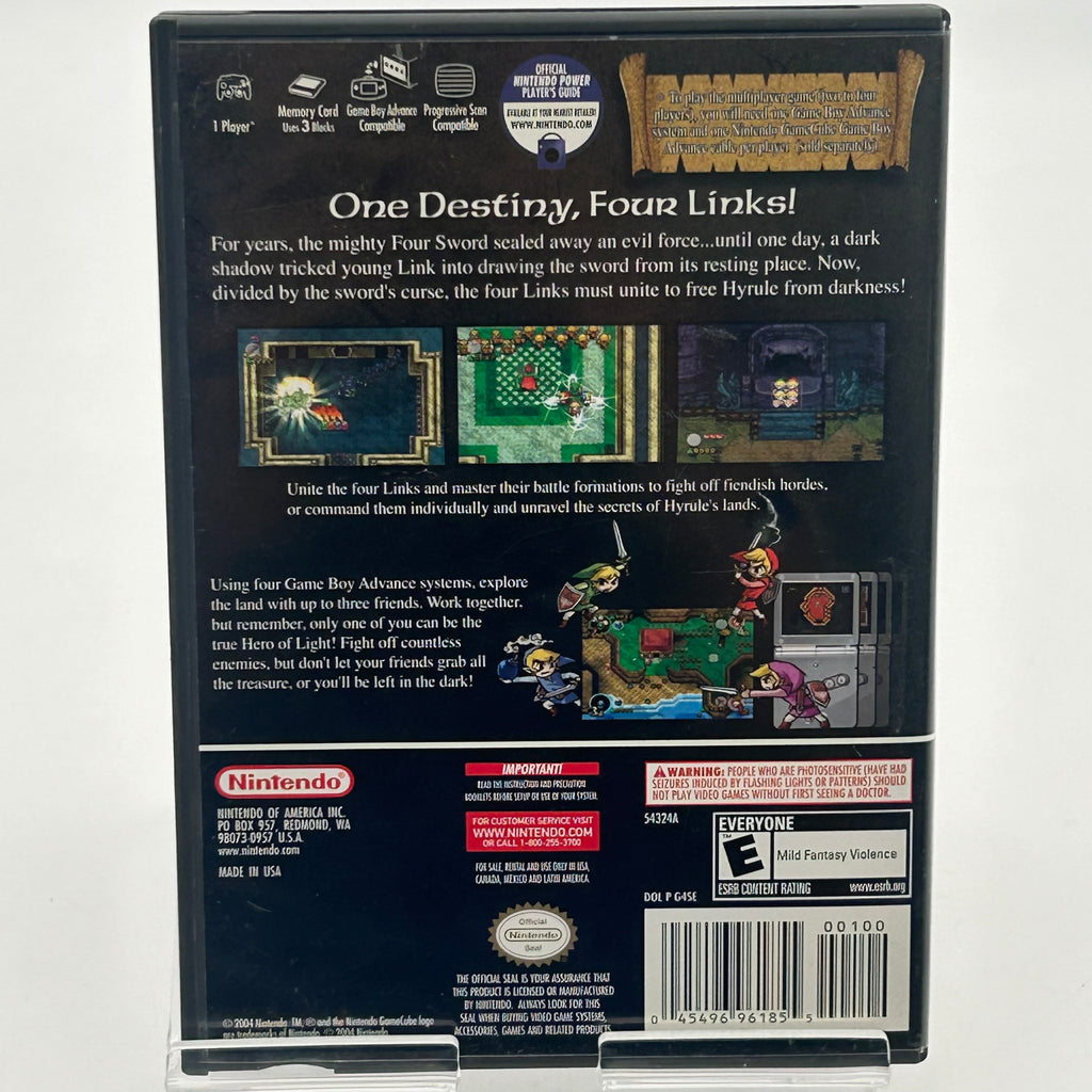 The Legend of Zelda: Four Swords Adventures Nintendo GameCube w/ Case and Manual