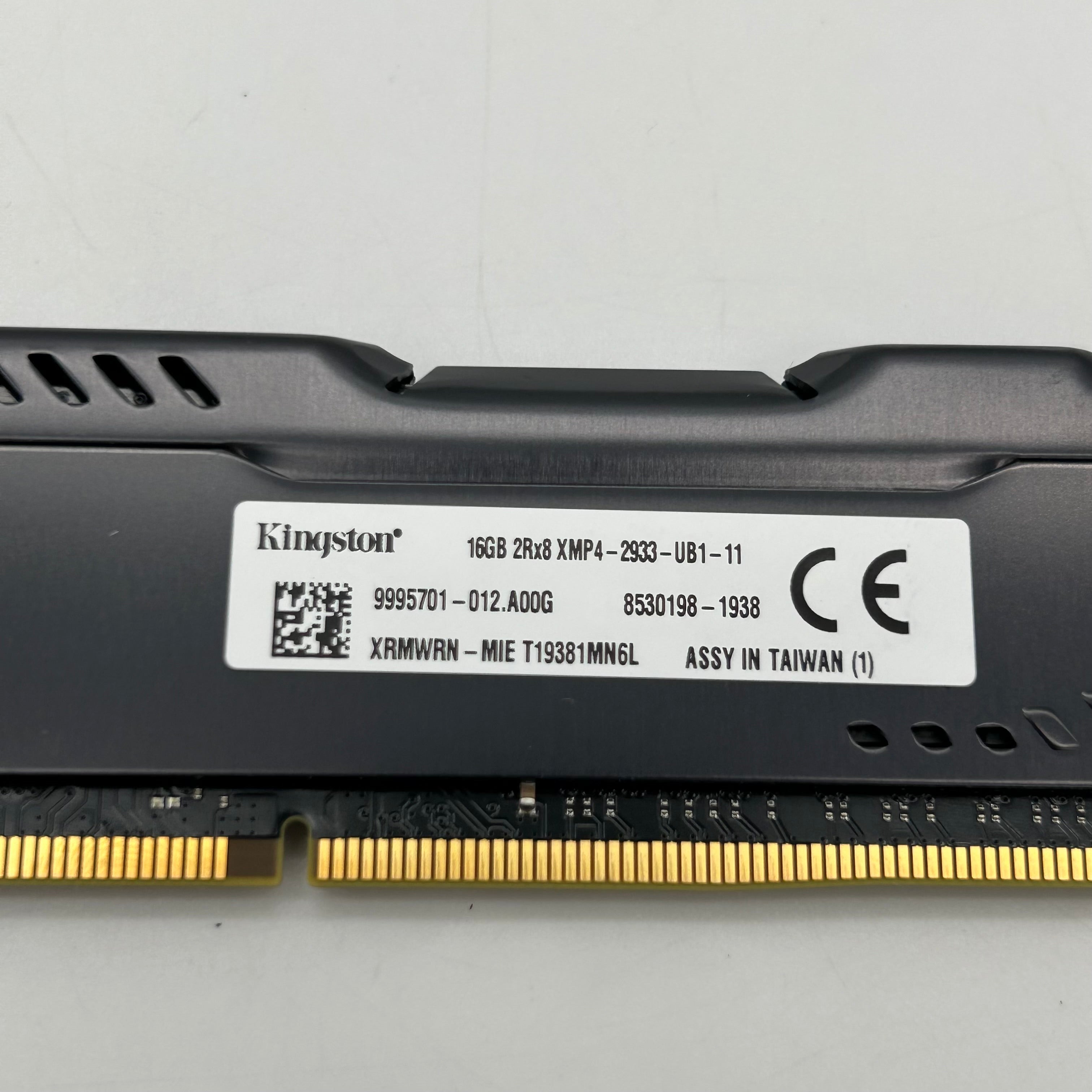 Kingston HyperX Fury 32GB (2x16GB) DDR4 3200MHz Desktop RAM Memory Untested
