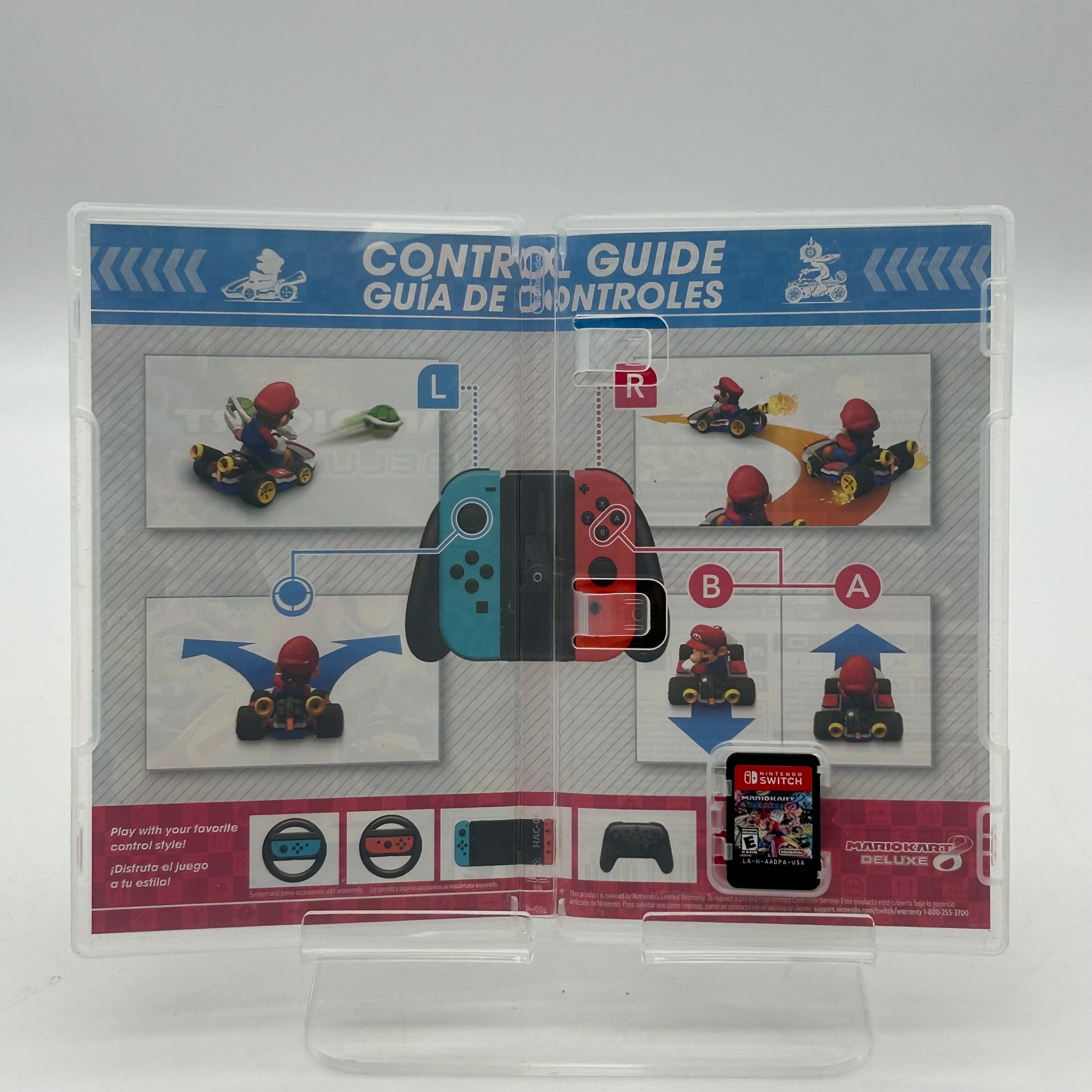 Mario Kart 8 Deluxe Nintendo Switch NSW - with Case