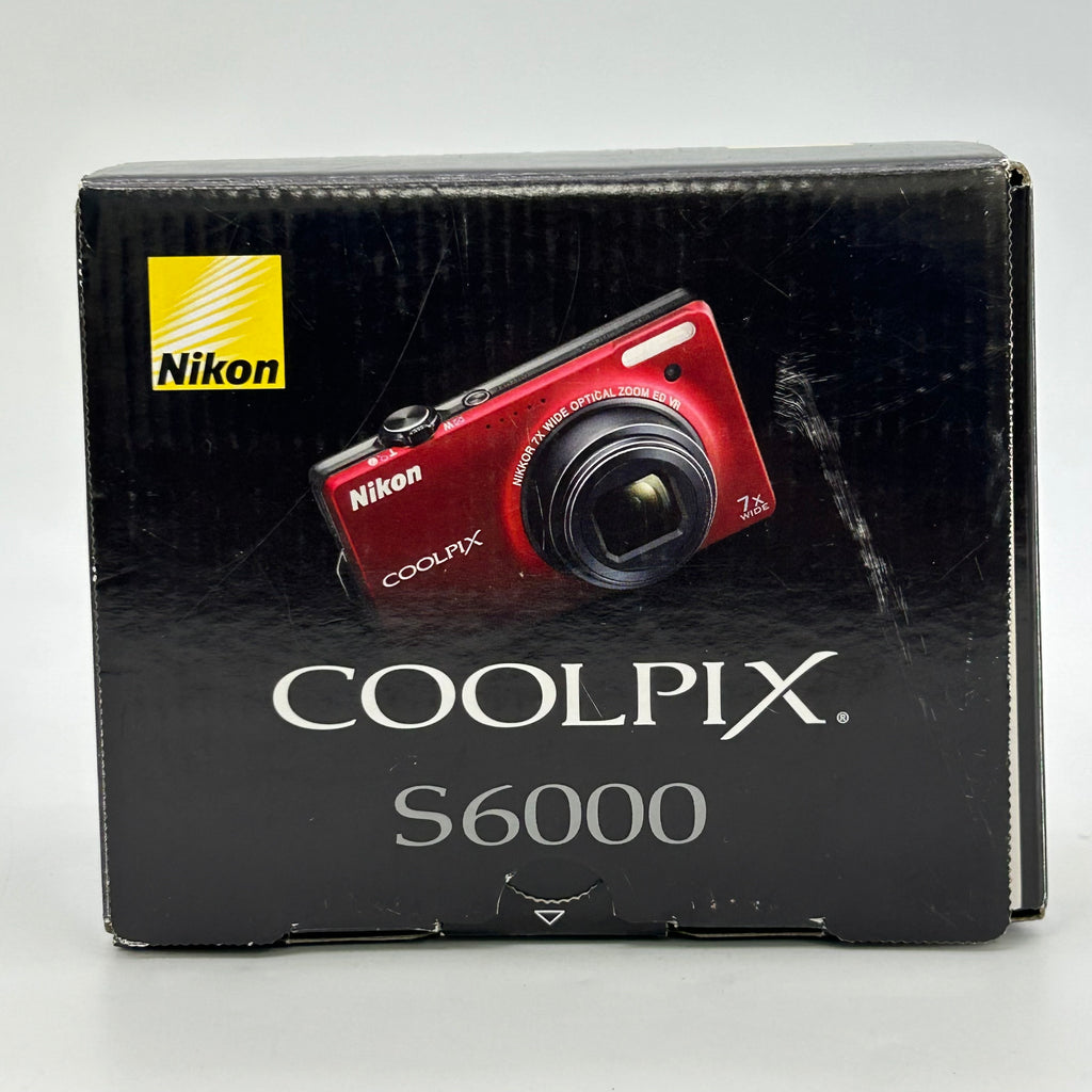 Nikon COOLPIX S6000 14.2MP Digital Camera Bronze - Bundle With Box & Case - VGC