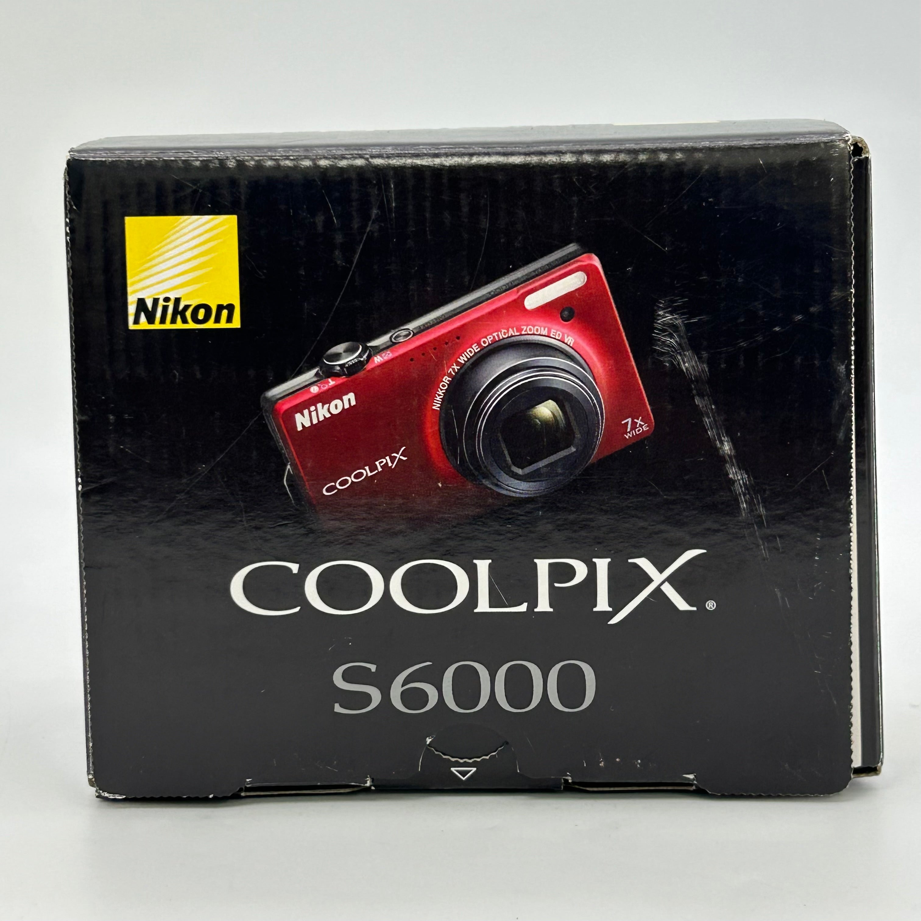Nikon COOLPIX S6000 14.2MP Digital Camera Bronze - Bundle With Box & Case - VGC